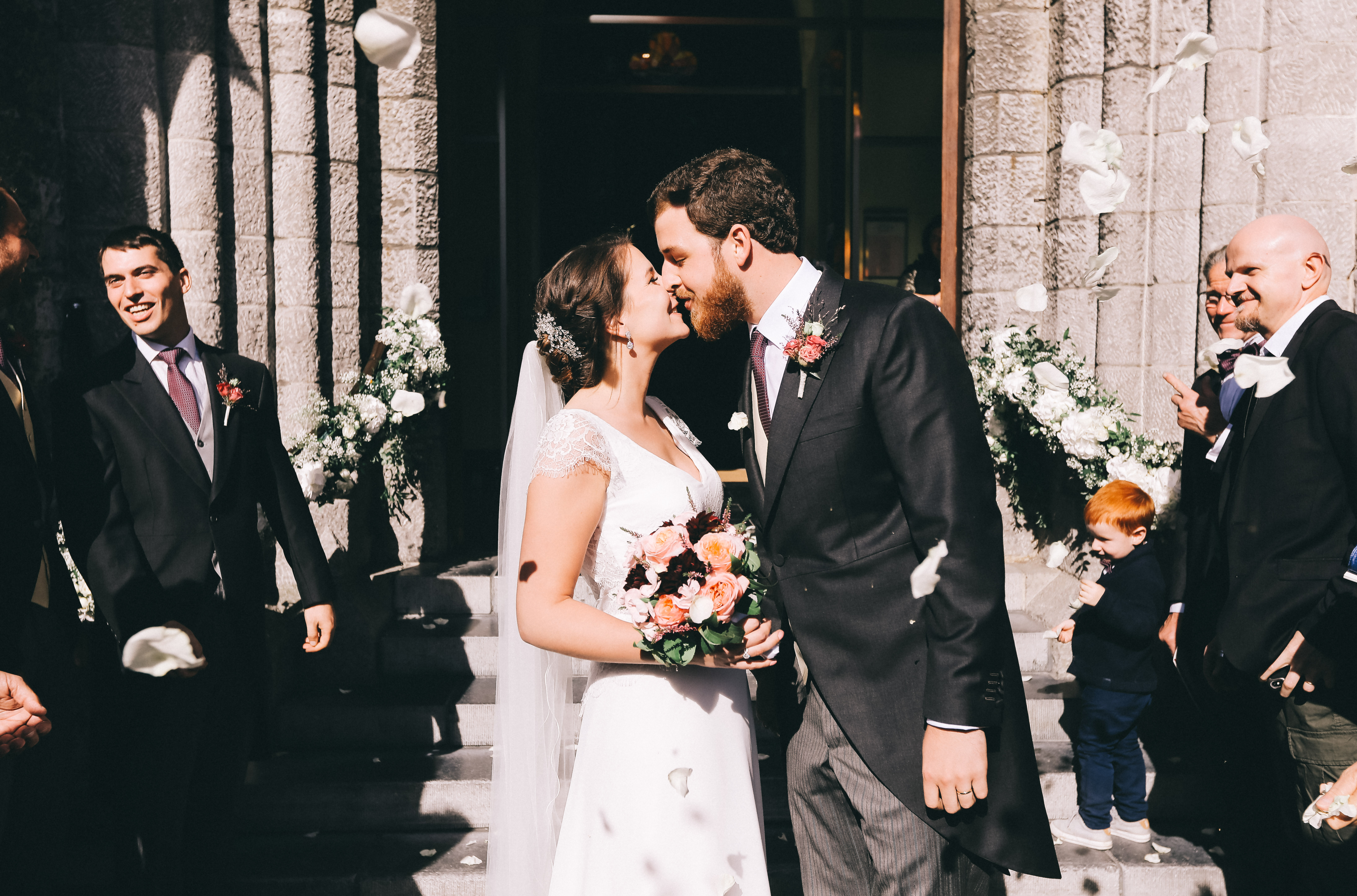 Mariage en robe de mariée de chez Queen to be à Bruxelles