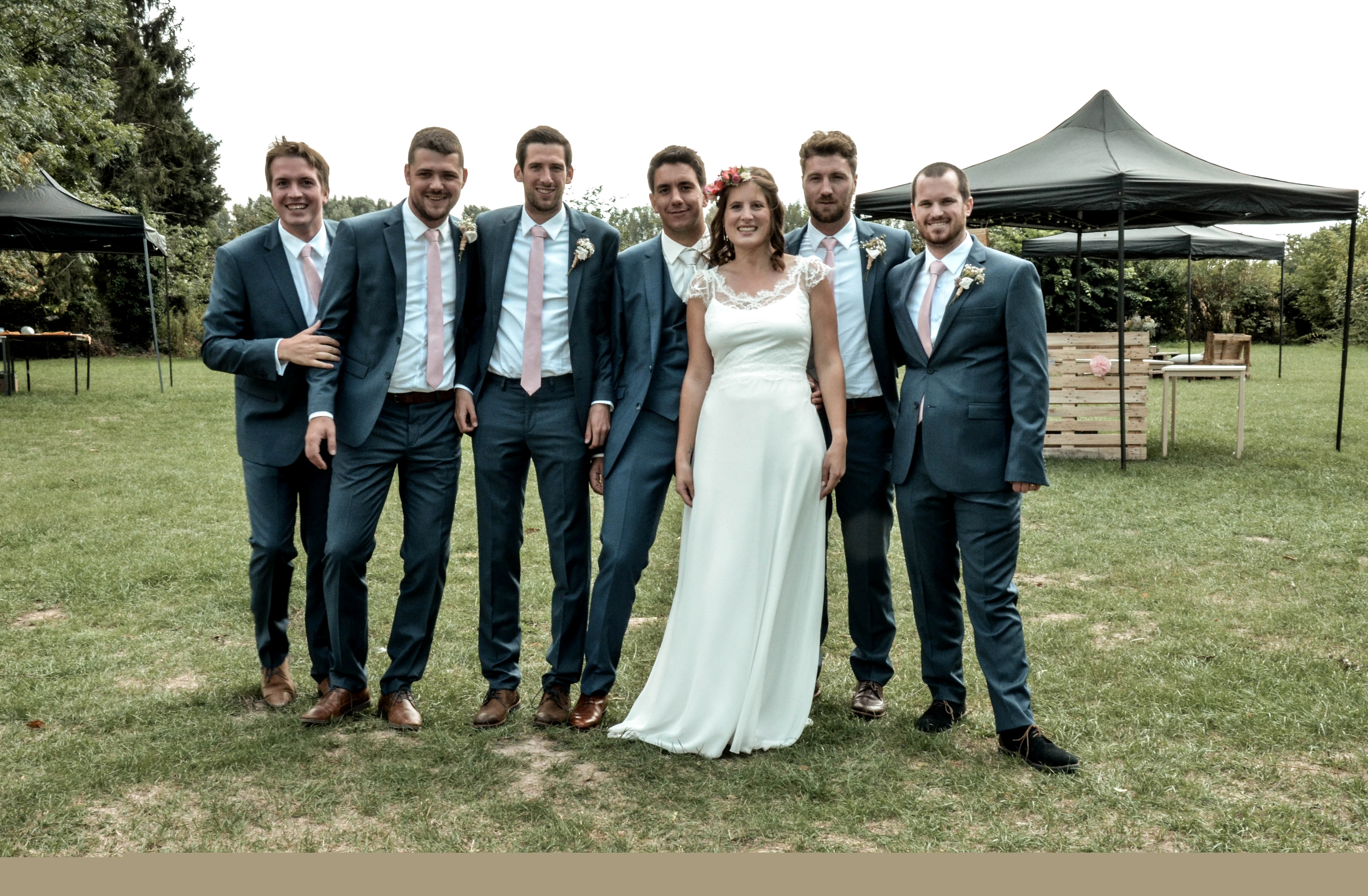 Mariage en robe de mariée de chez Queen to be à Bruxelles