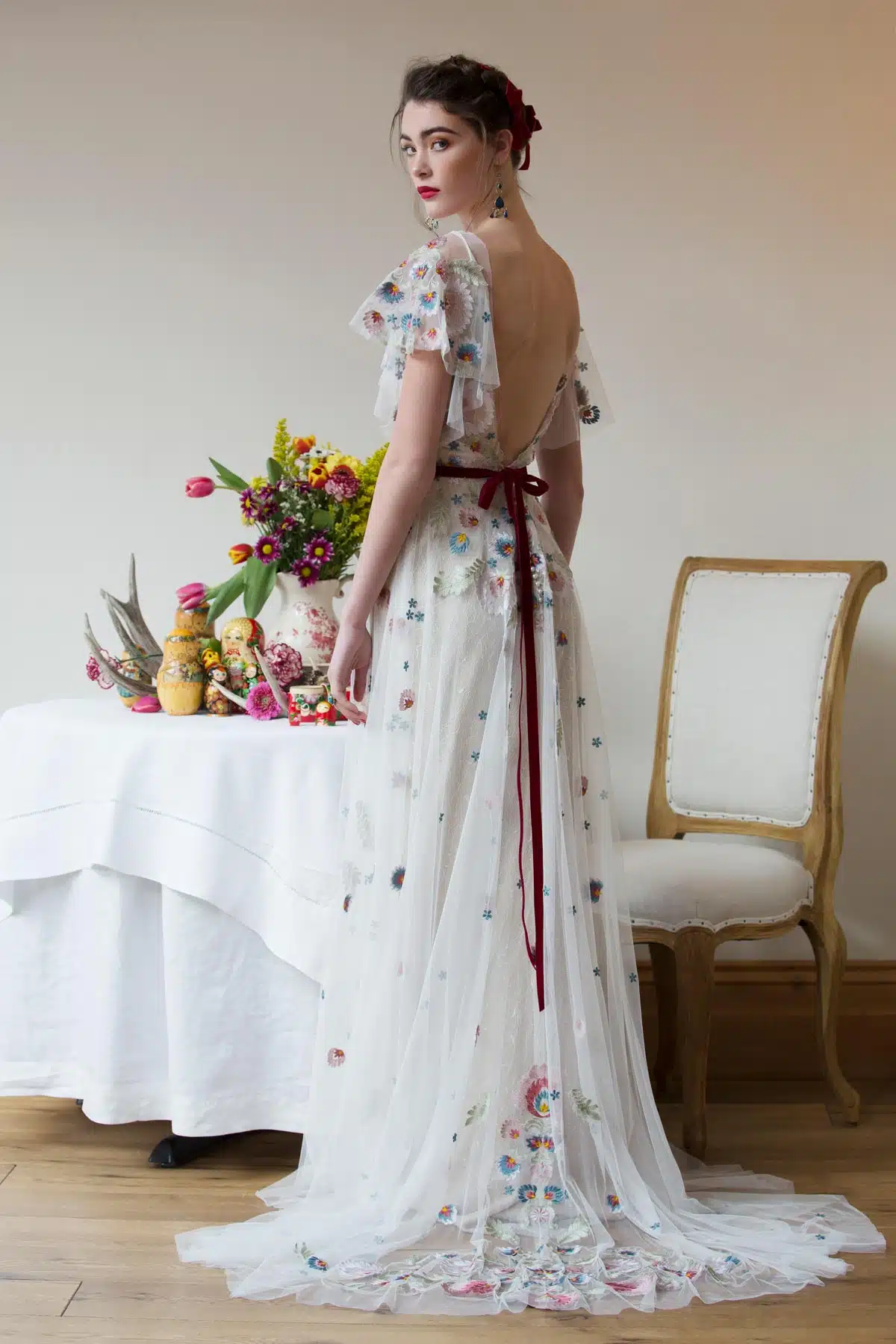 Heartleaf Color par Watters, créatrice de robes de mariée chez Queen to be