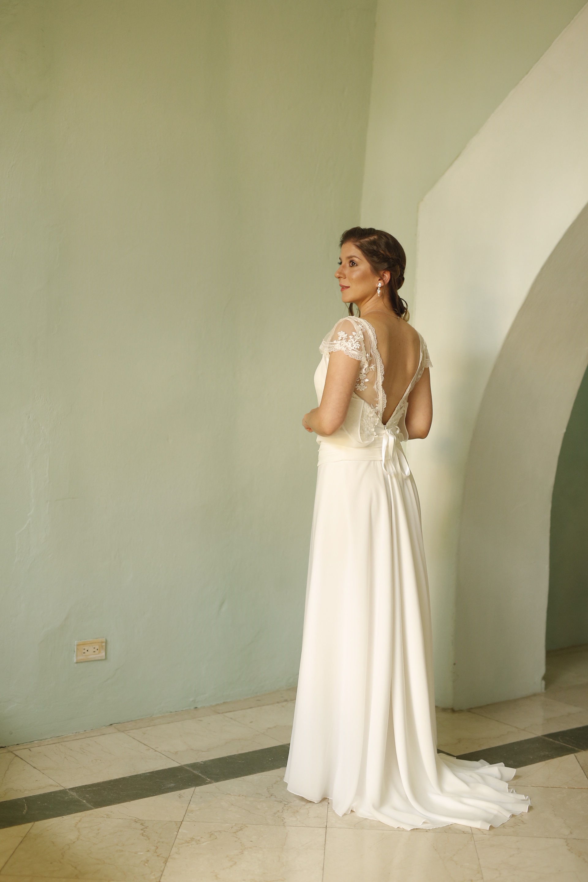 Mariage en robe de mariée de chez Queen to be à Bruxelles