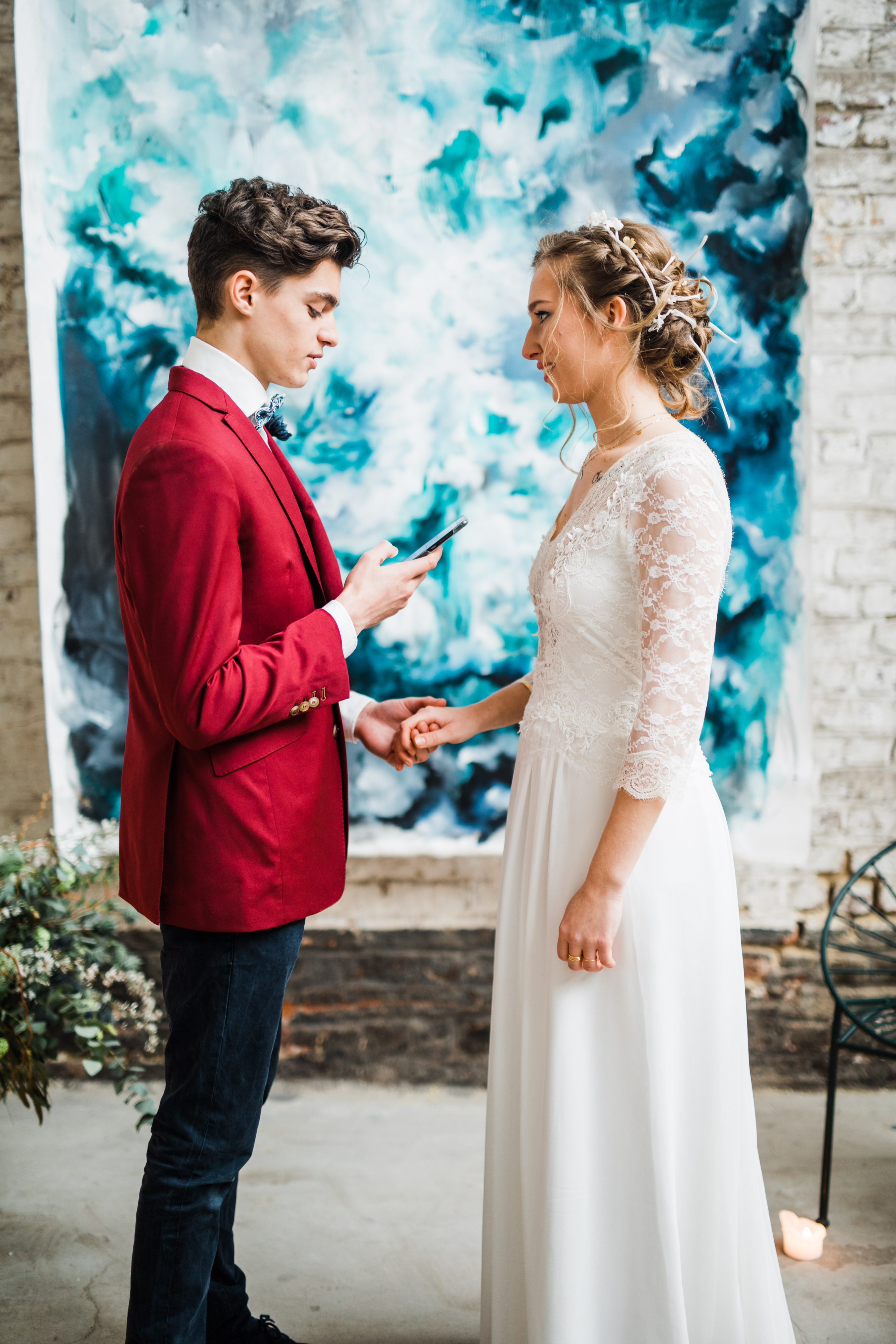 Shooting de robes de mariée par Queen to be
