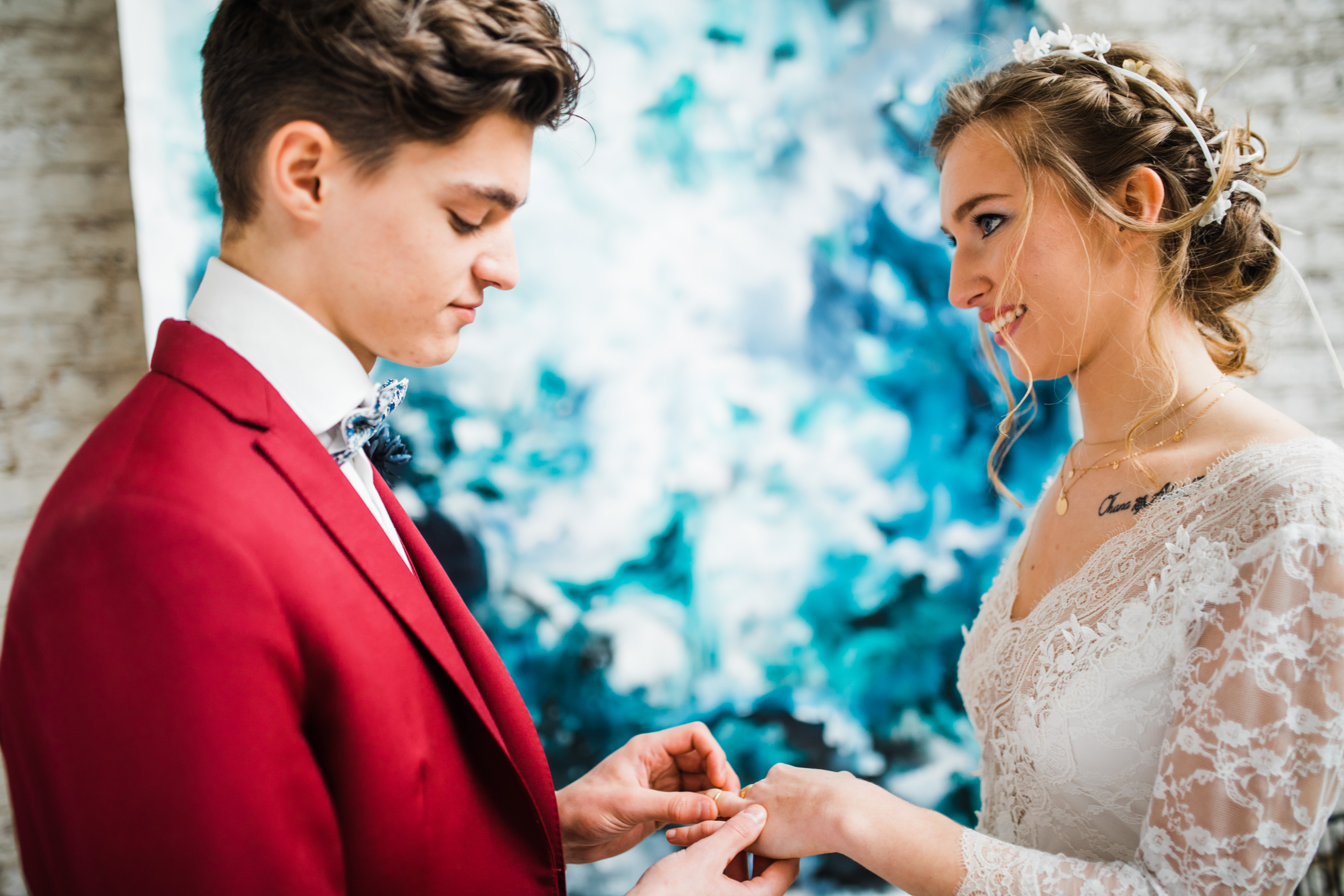 Shooting de robes de mariée par Queen to be