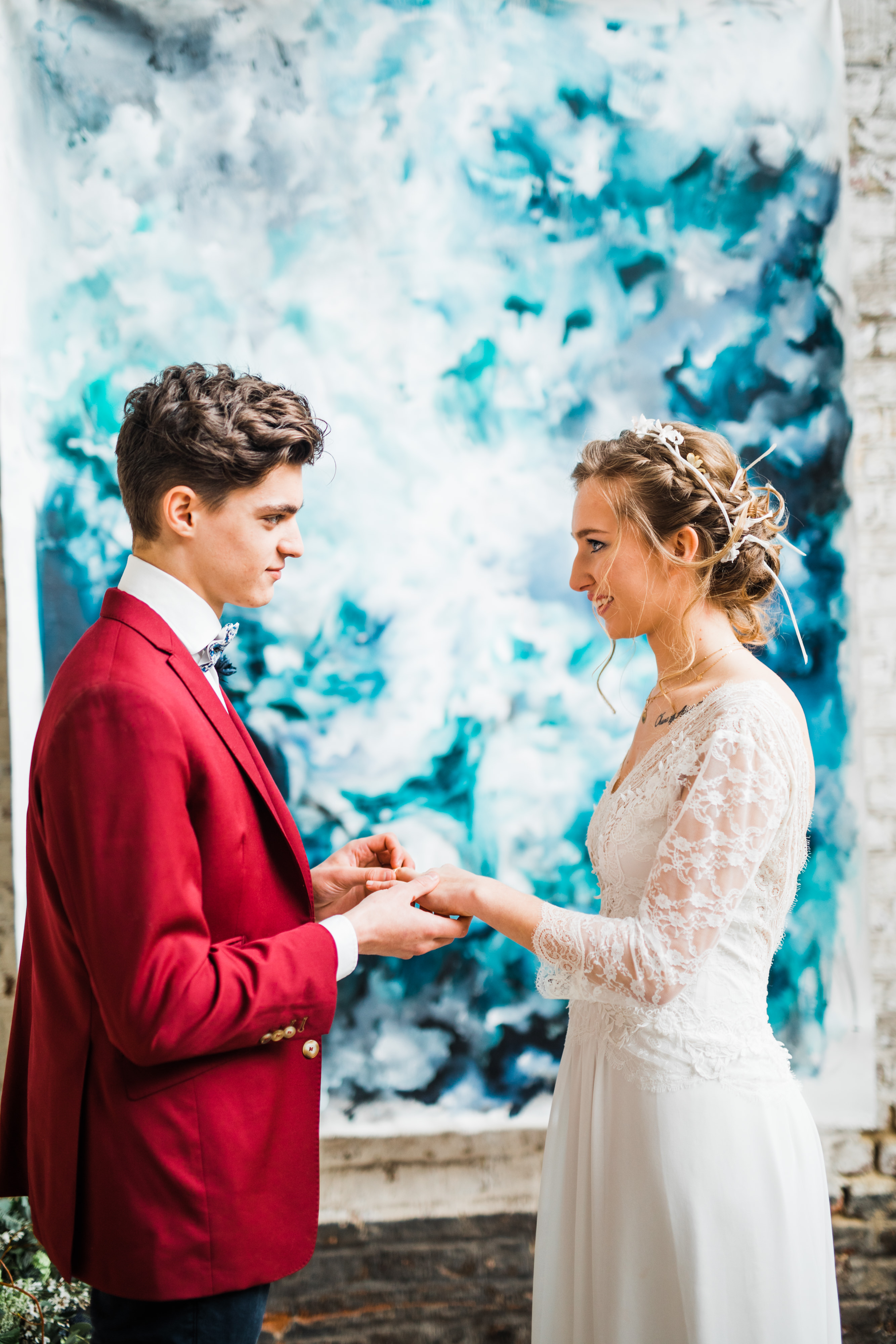 Shooting de robes de mariée par Queen to be