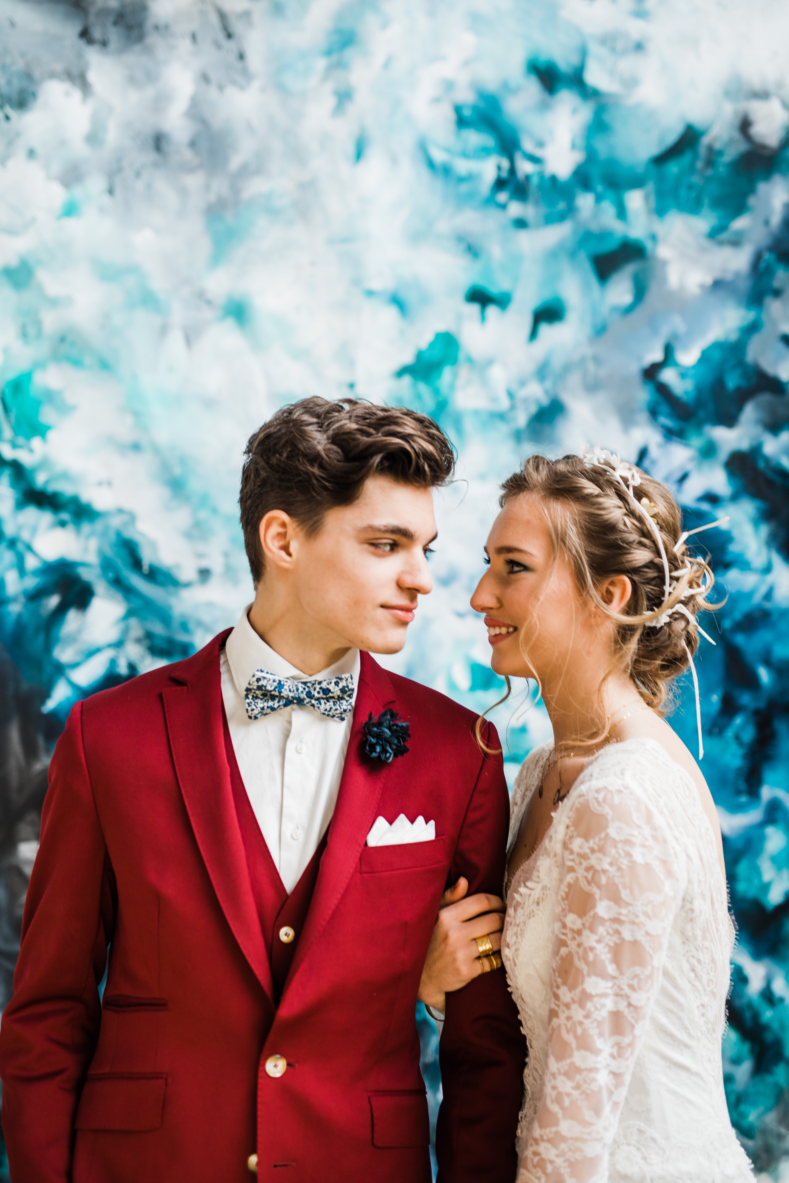 Shooting de robes de mariée par Queen to be