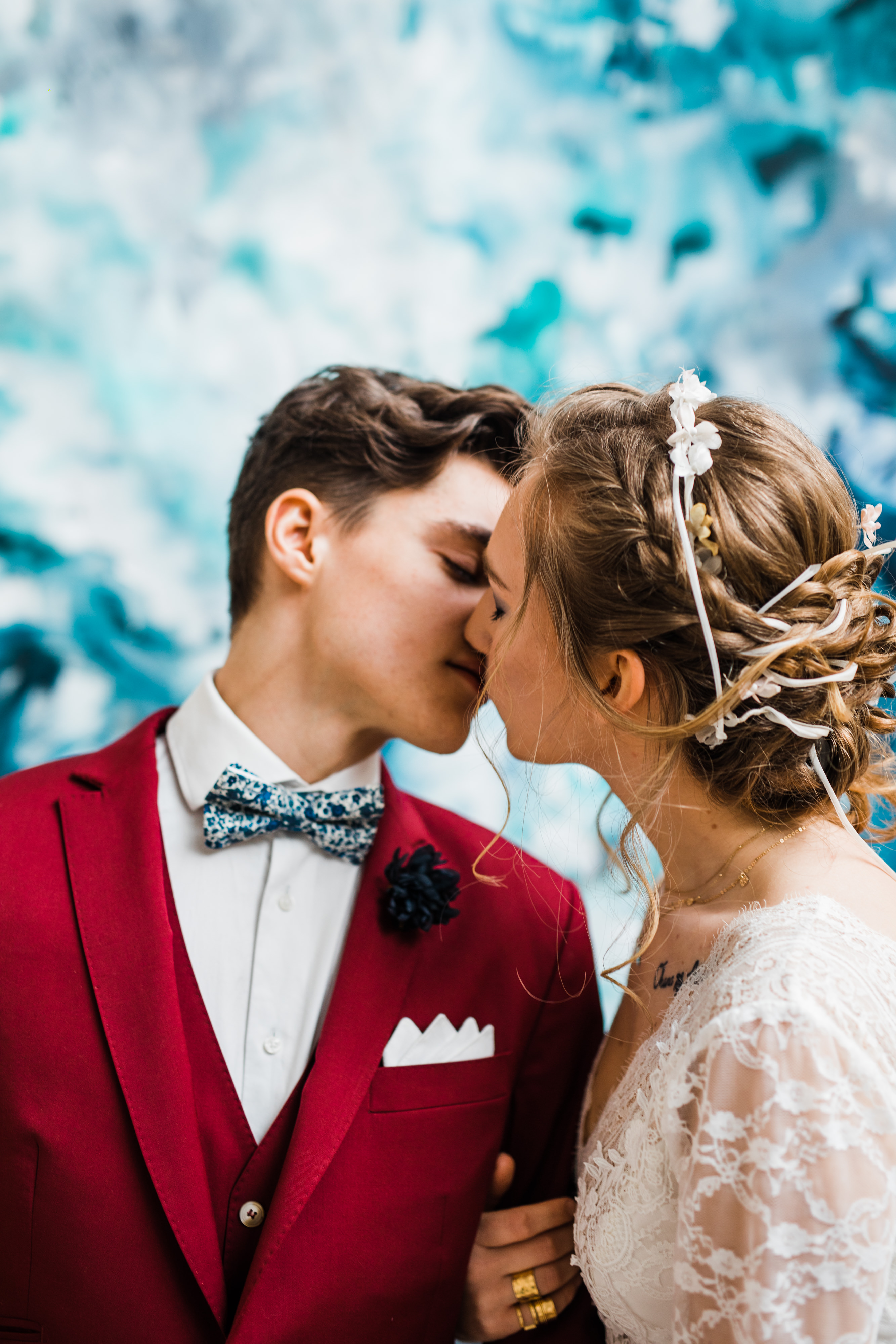 Shooting de robes de mariée par Queen to be