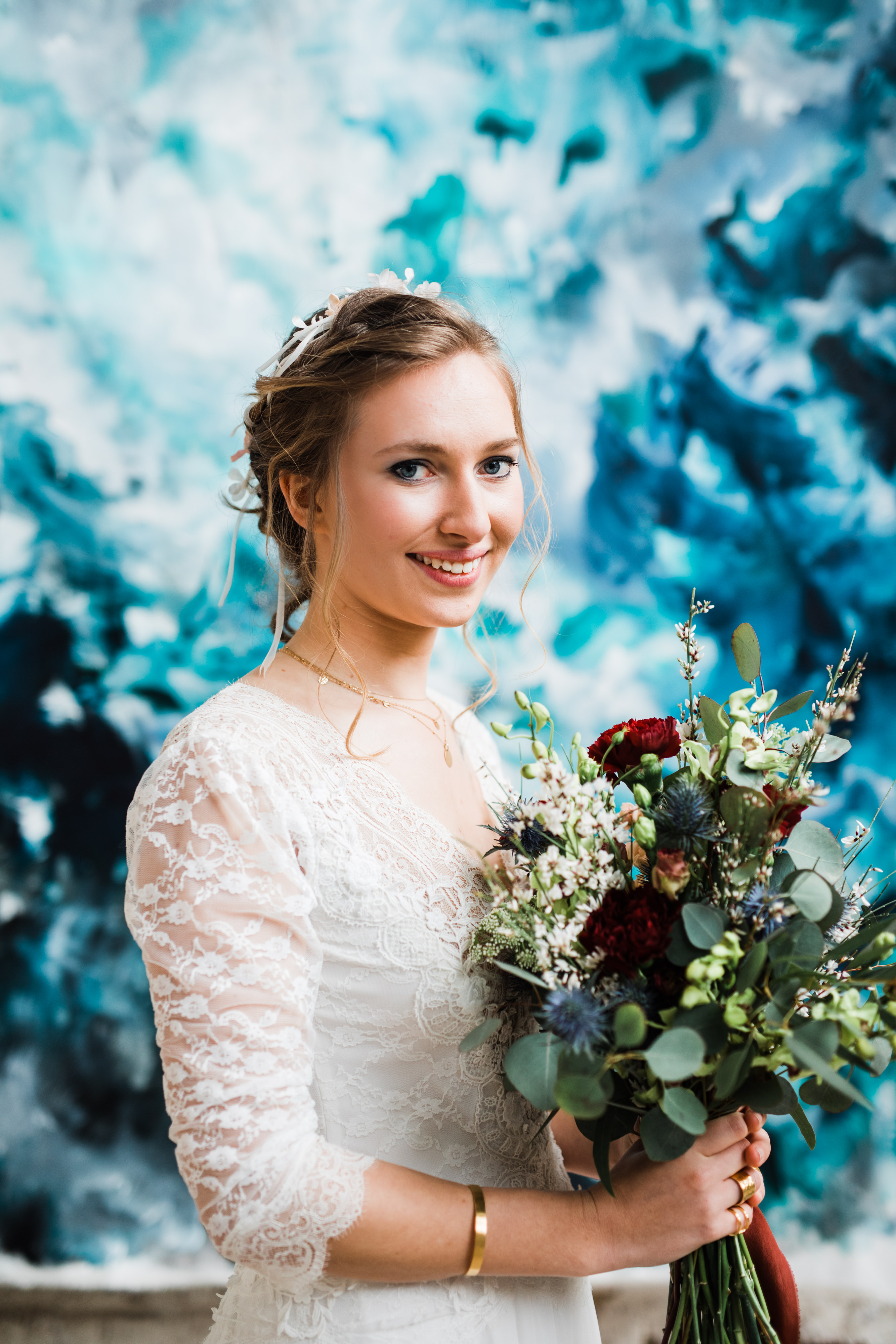 Shooting de robes de mariée par Queen to be