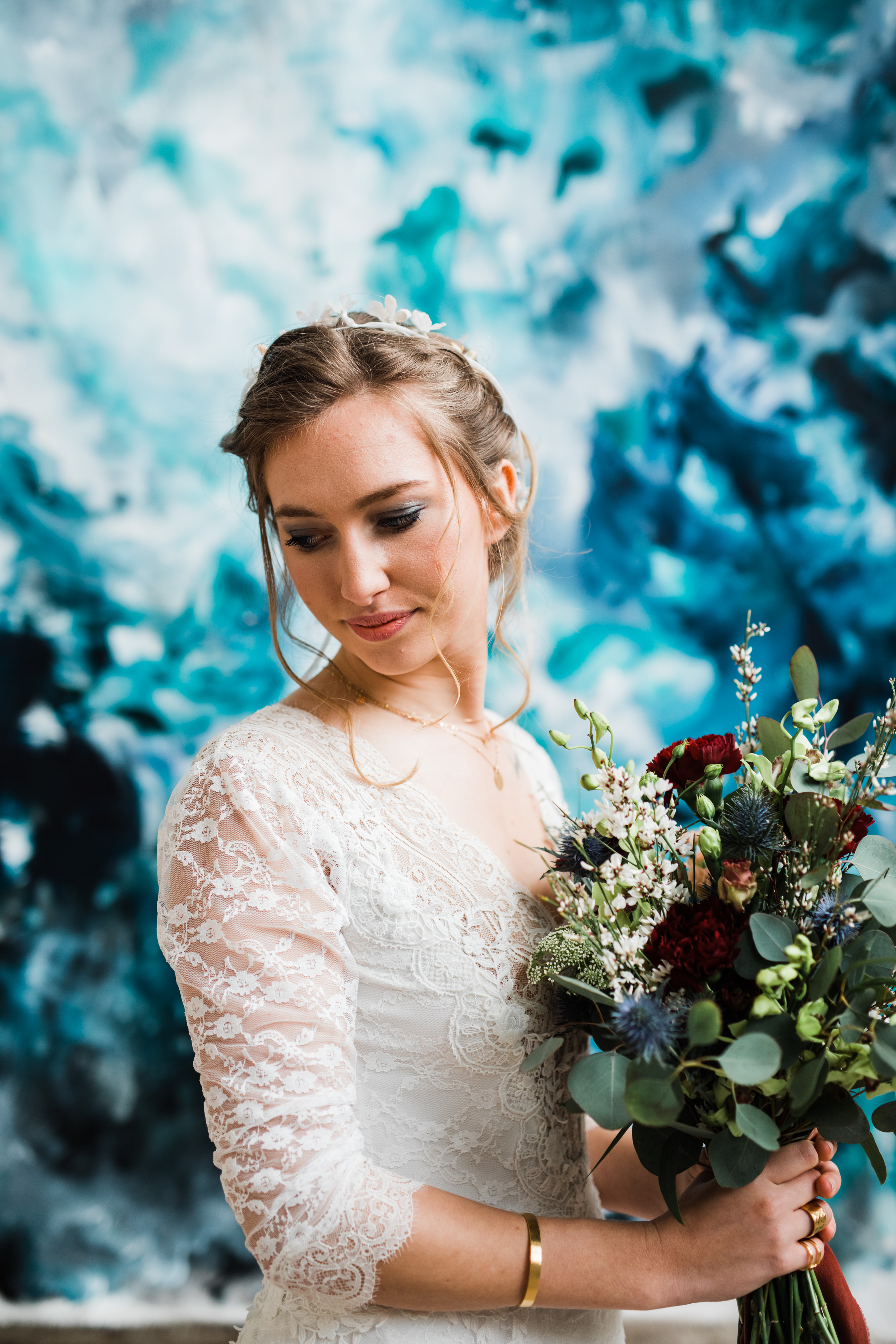 Shooting de robes de mariée par Queen to be