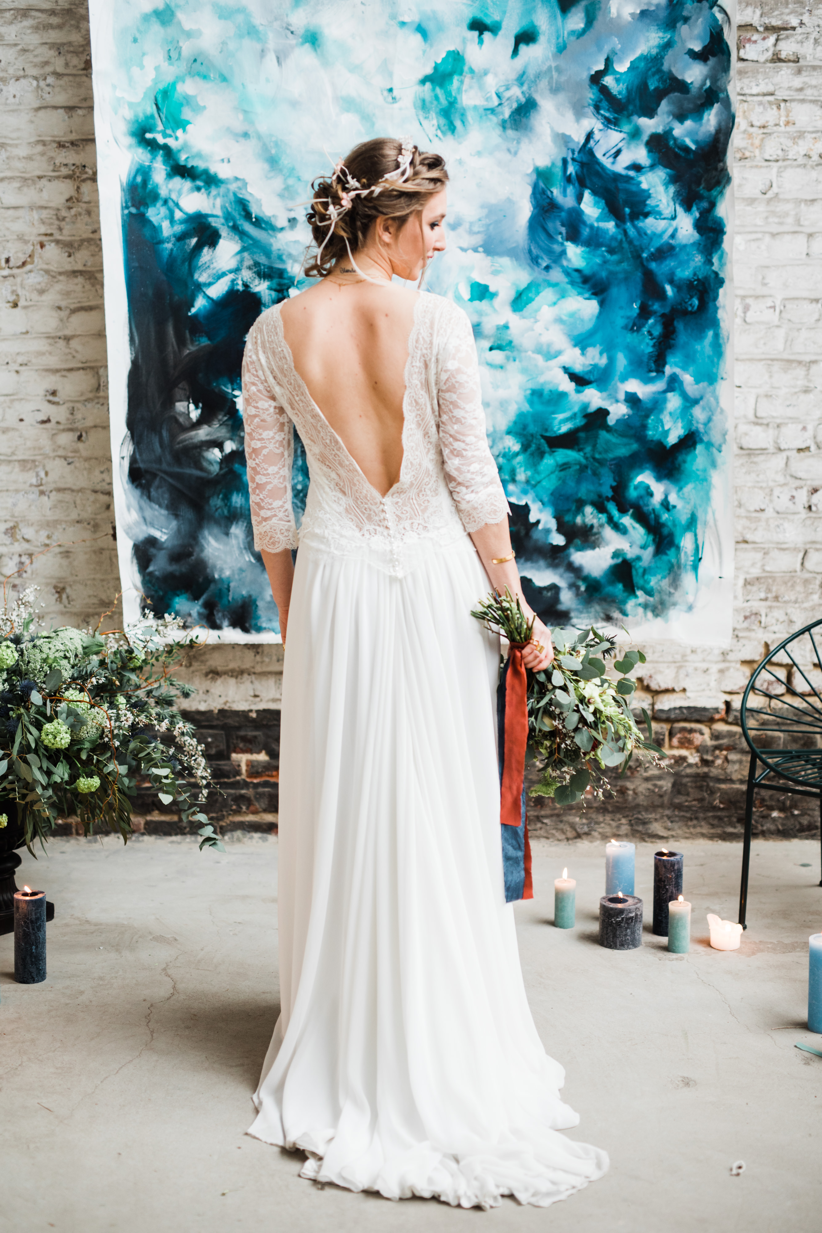 Shooting de robes de mariée par Queen to be
