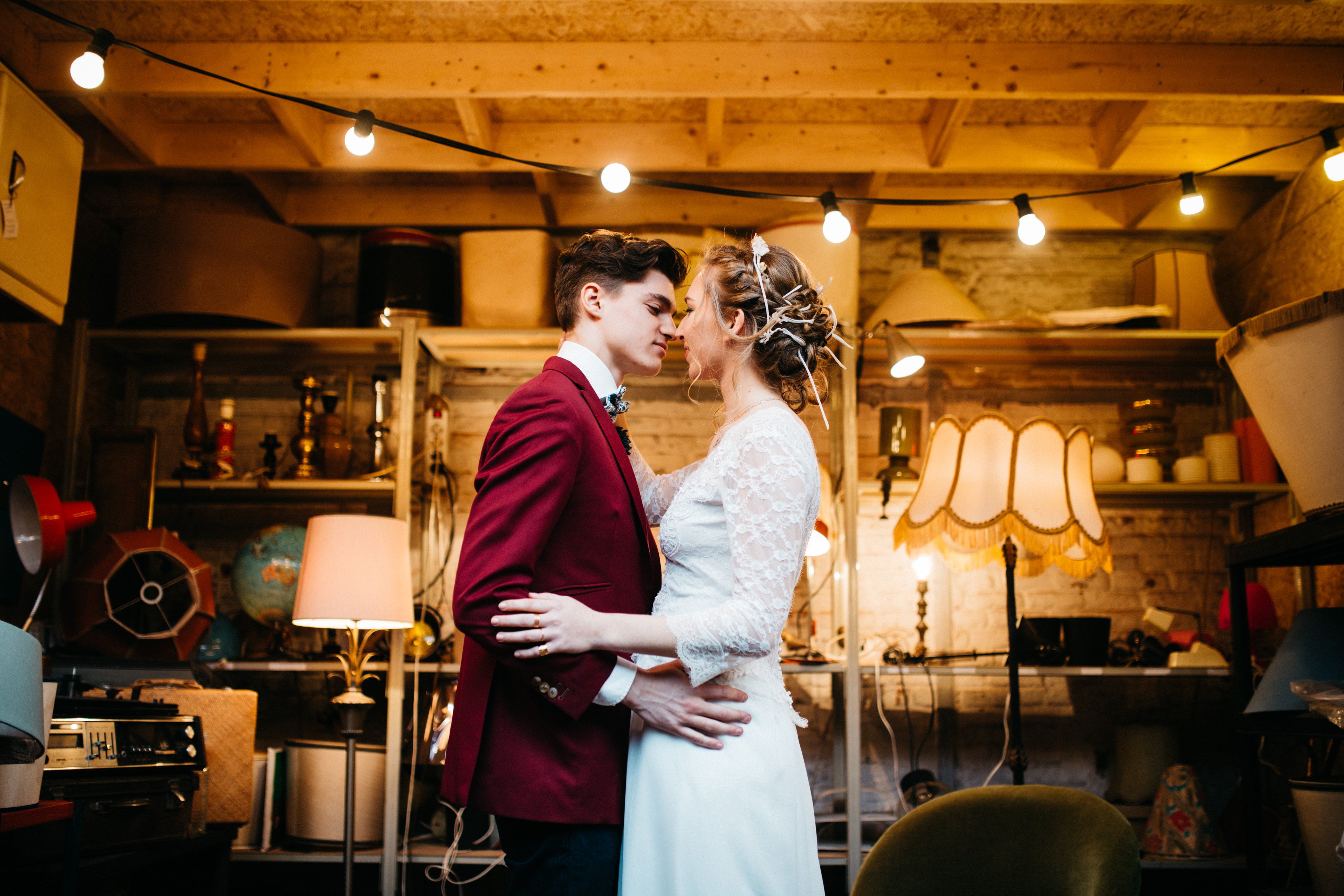 Shooting de robes de mariée par Queen to be