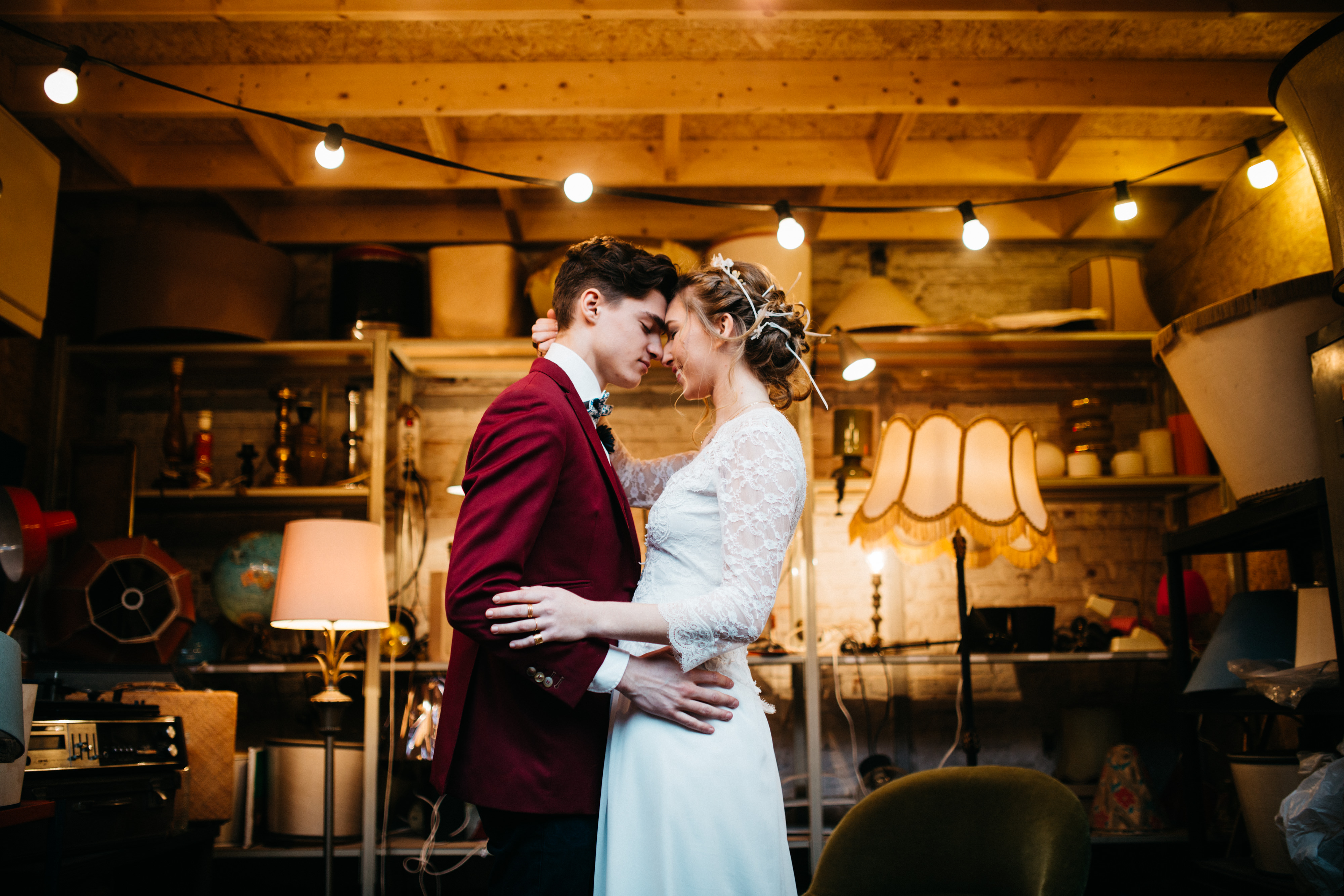 Shooting de robes de mariée par Queen to be