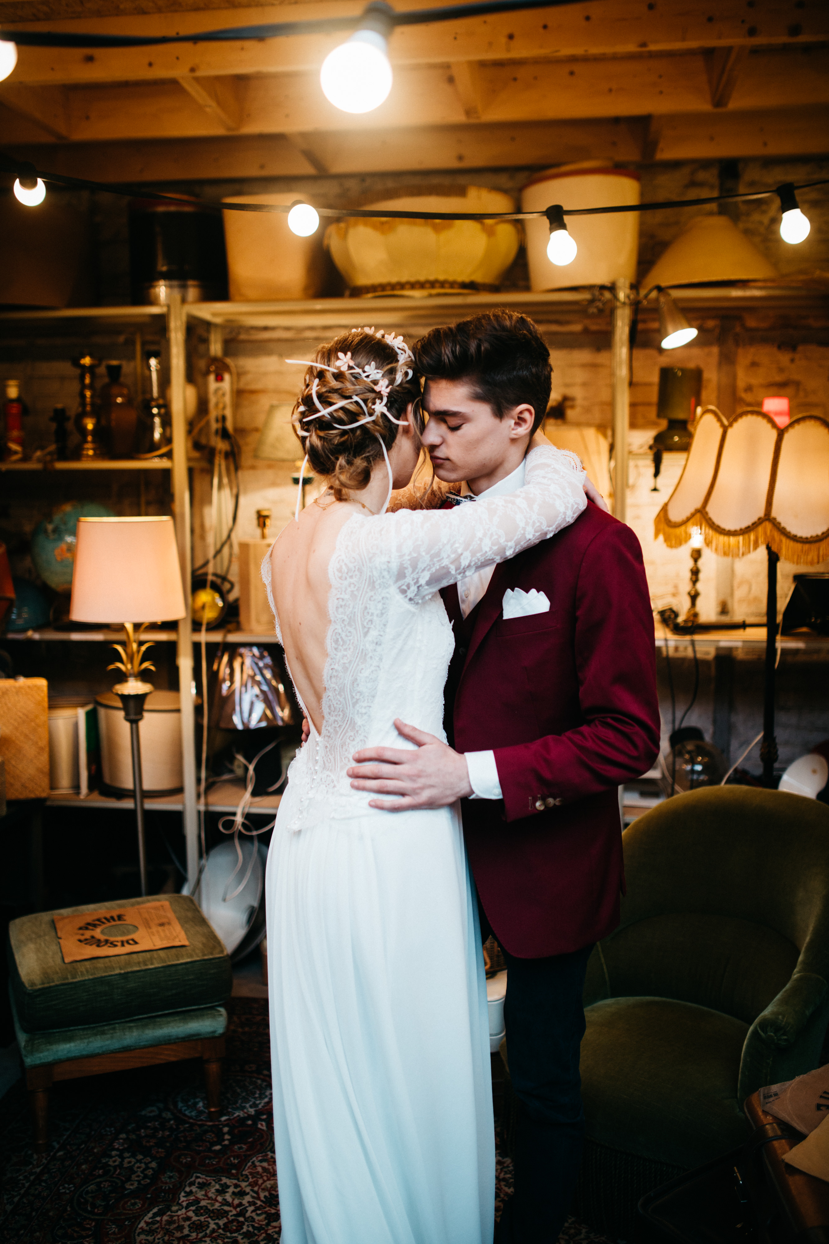Shooting de robes de mariée par Queen to be