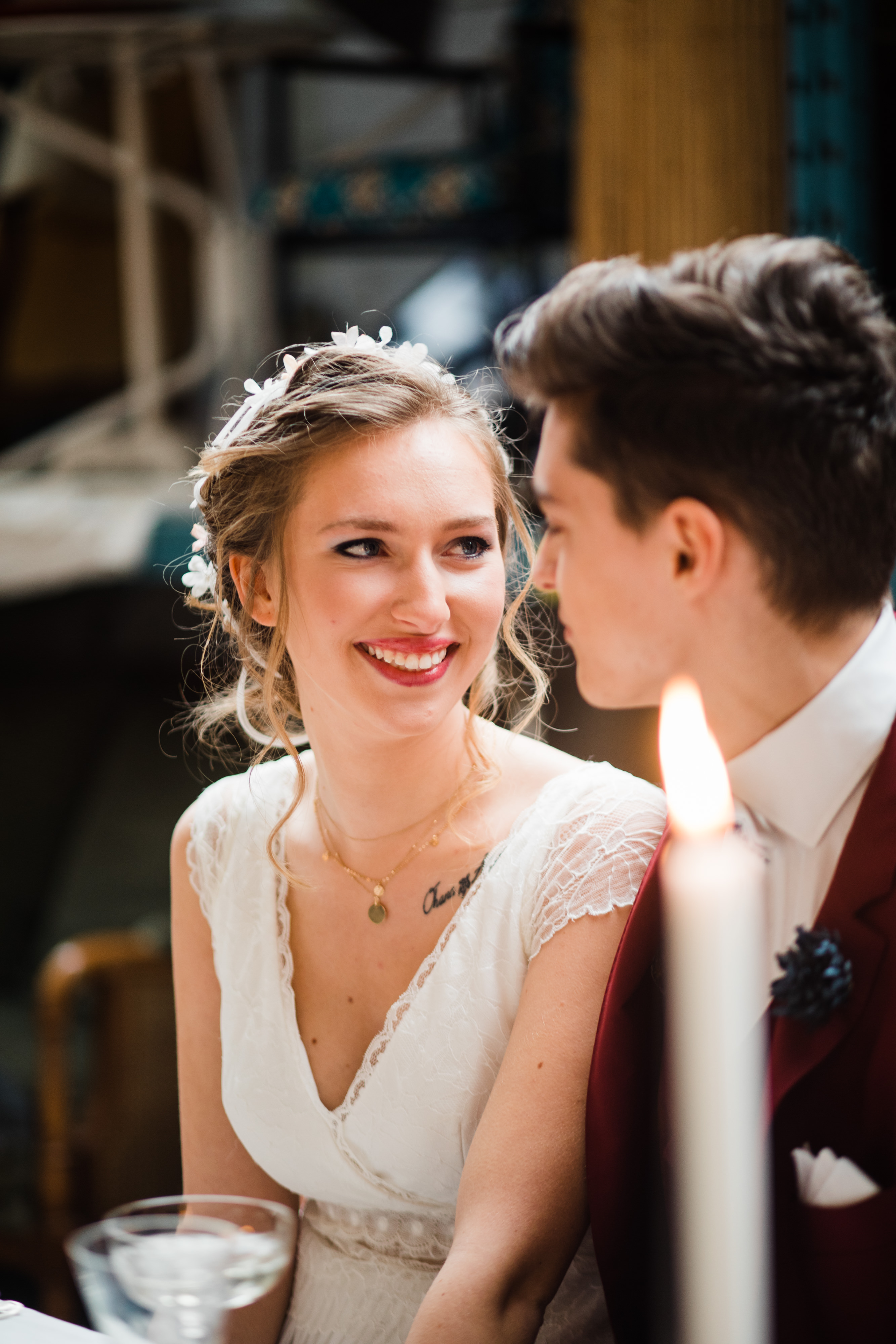 Shooting de robes de mariée par Queen to be