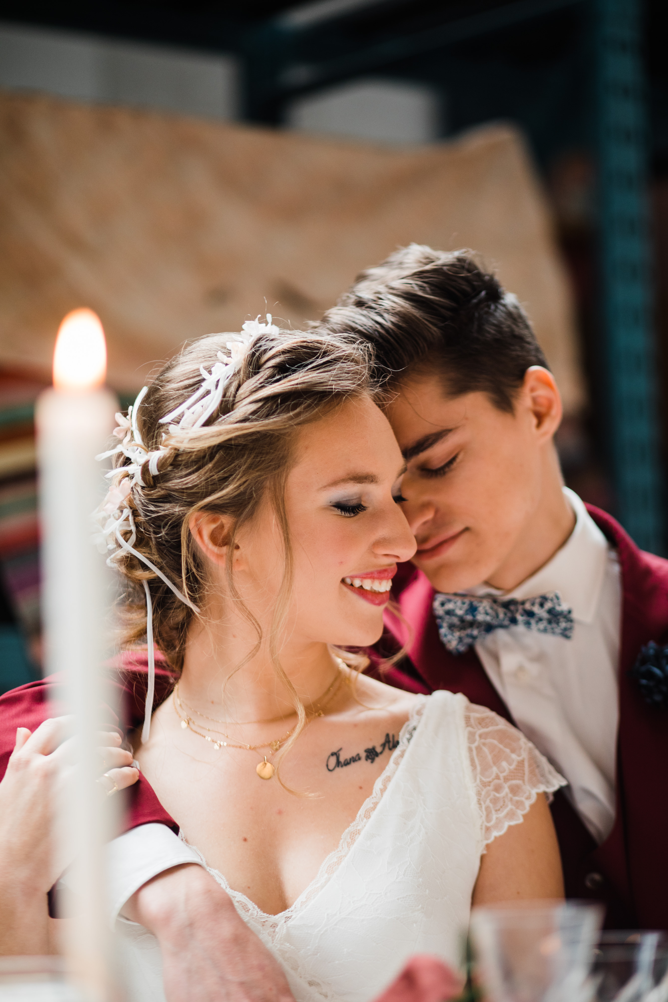 Shooting de robes de mariée par Queen to be