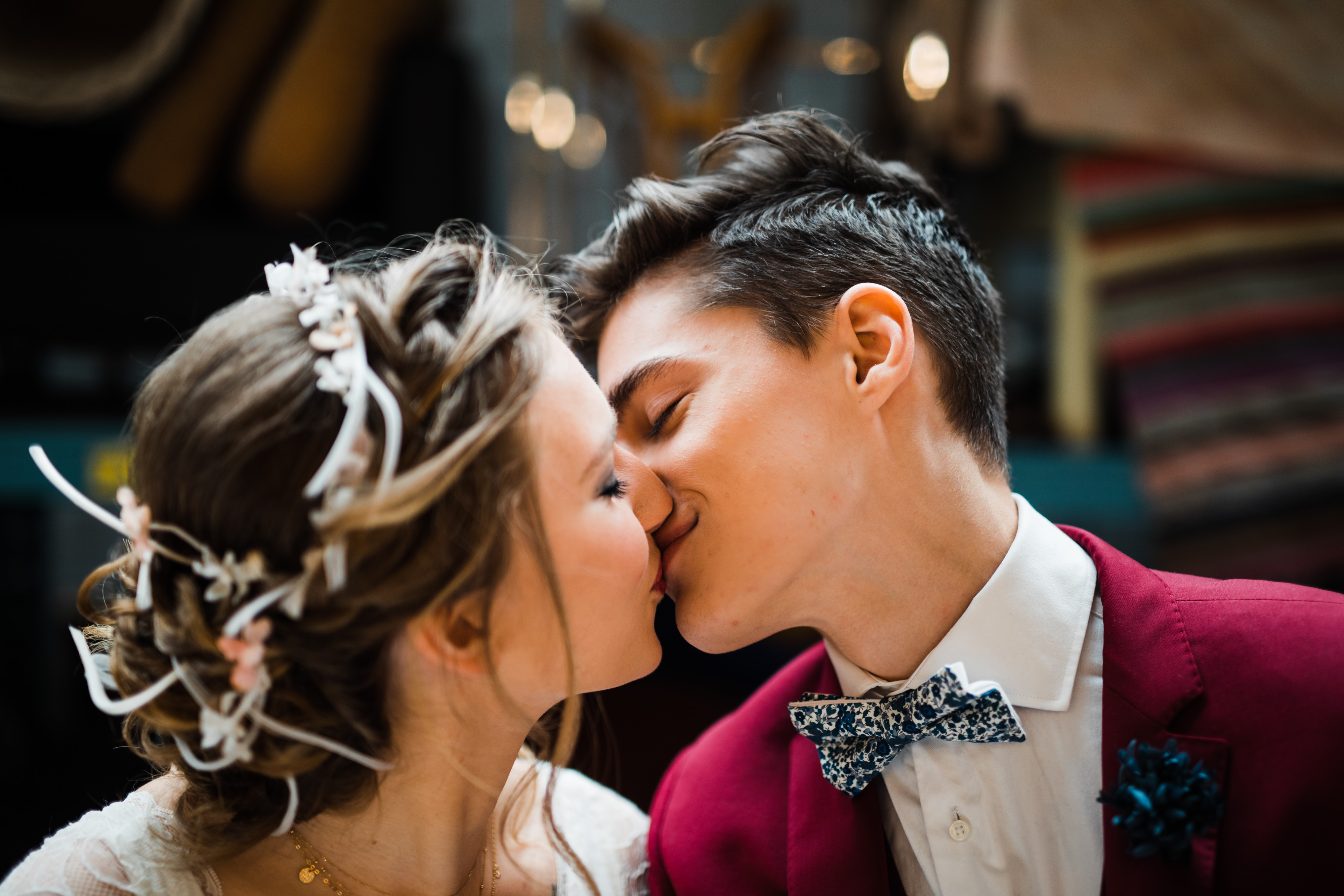 Shooting de robes de mariée par Queen to be