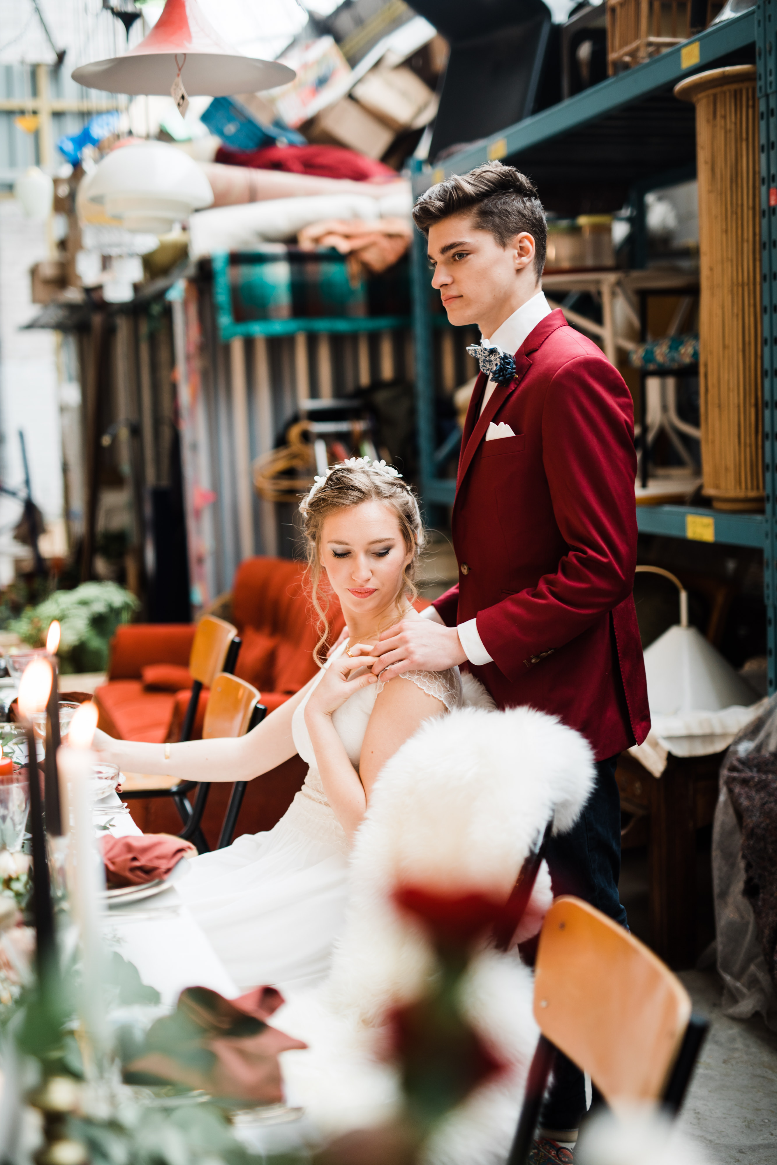 Shooting de robes de mariée par Queen to be