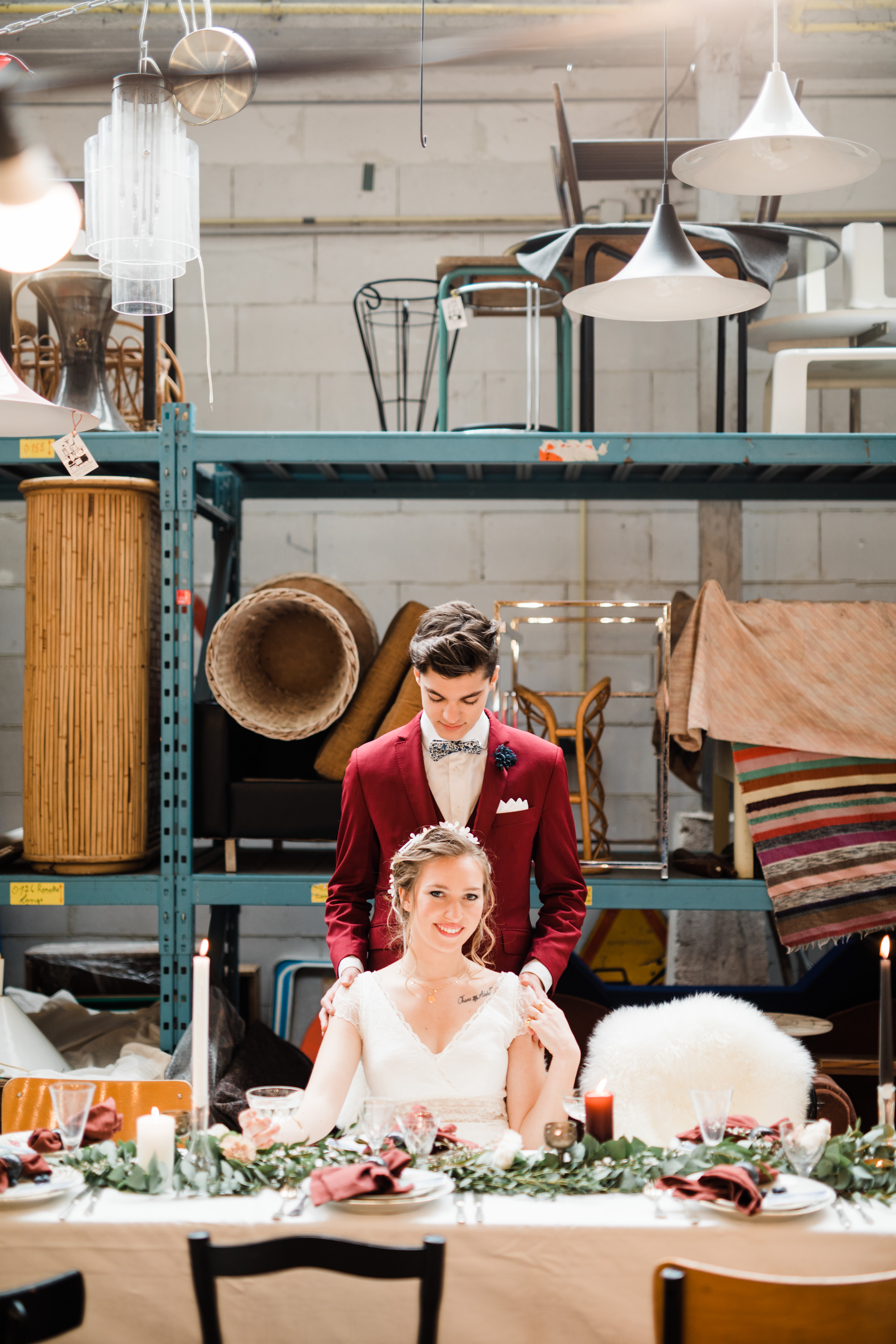 Shooting de robes de mariée par Queen to be