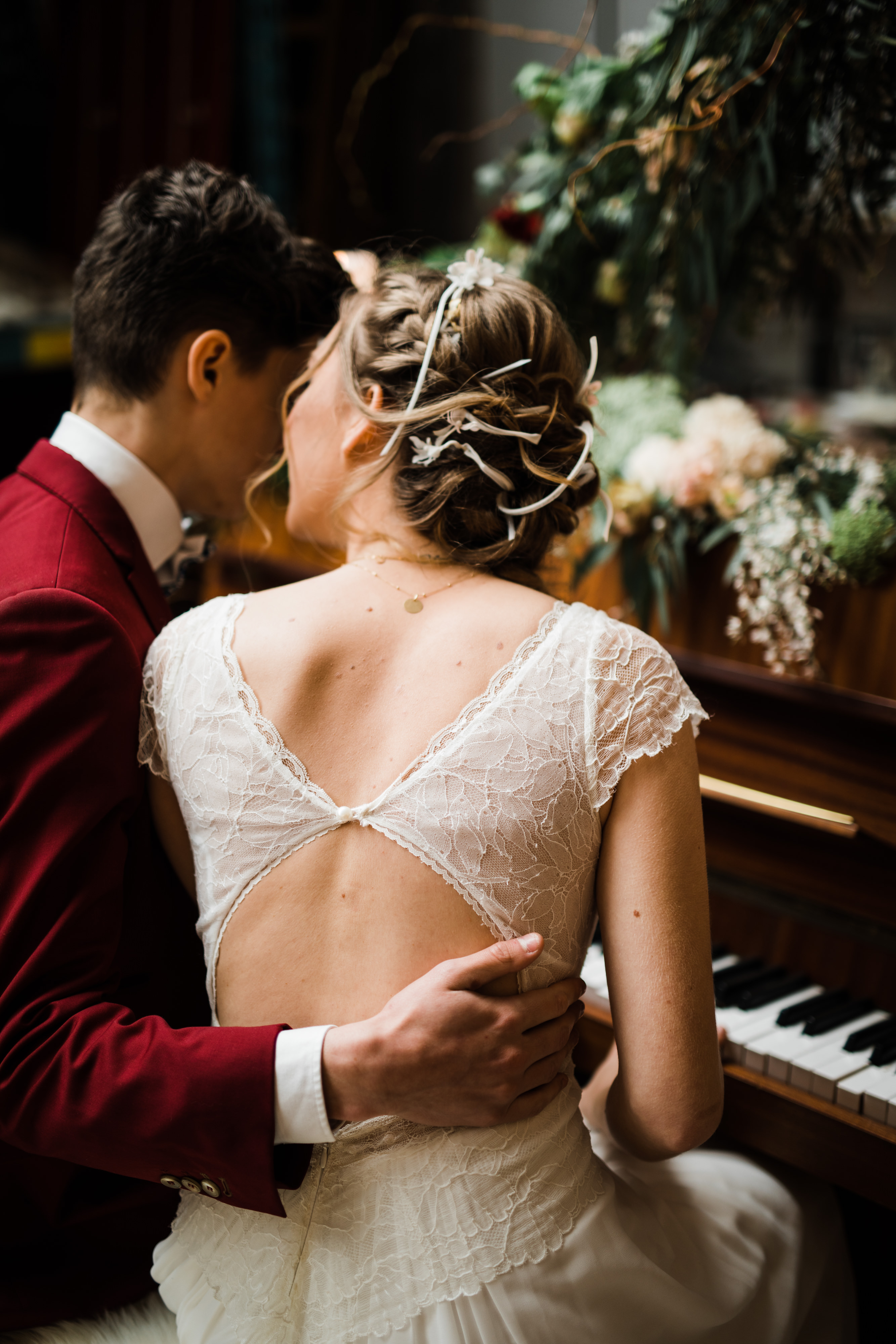 Shooting de robes de mariée par Queen to be