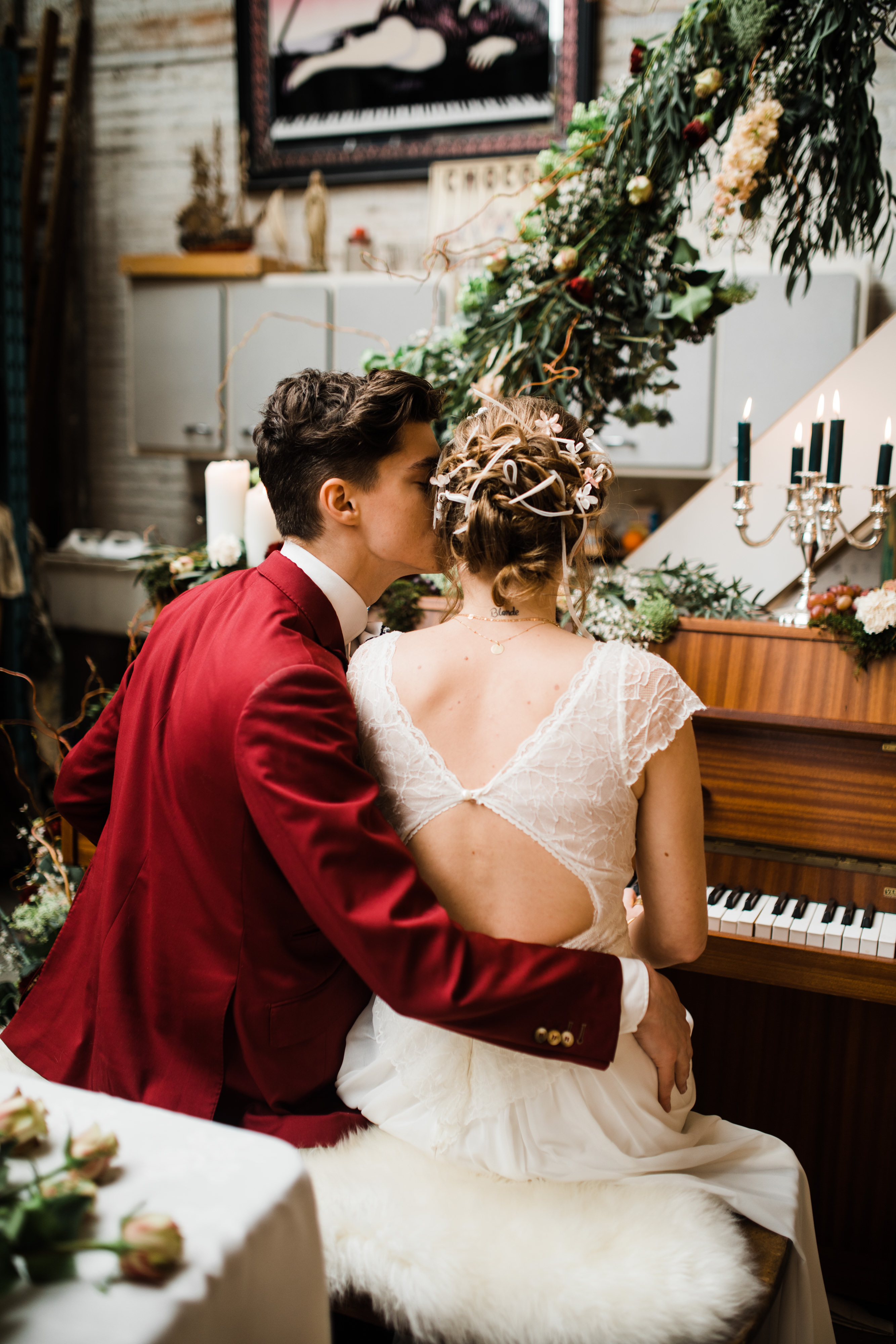 Shooting de robes de mariée par Queen to be