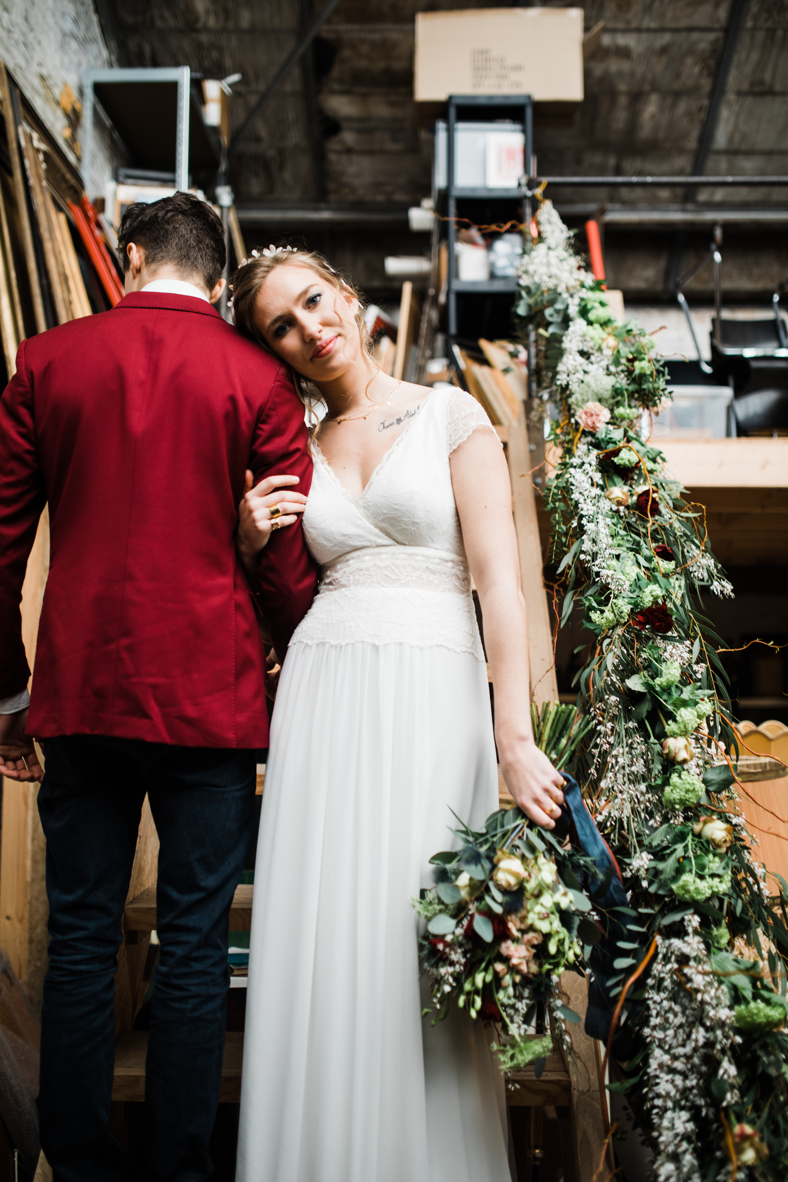 Shooting de robes de mariée par Queen to be