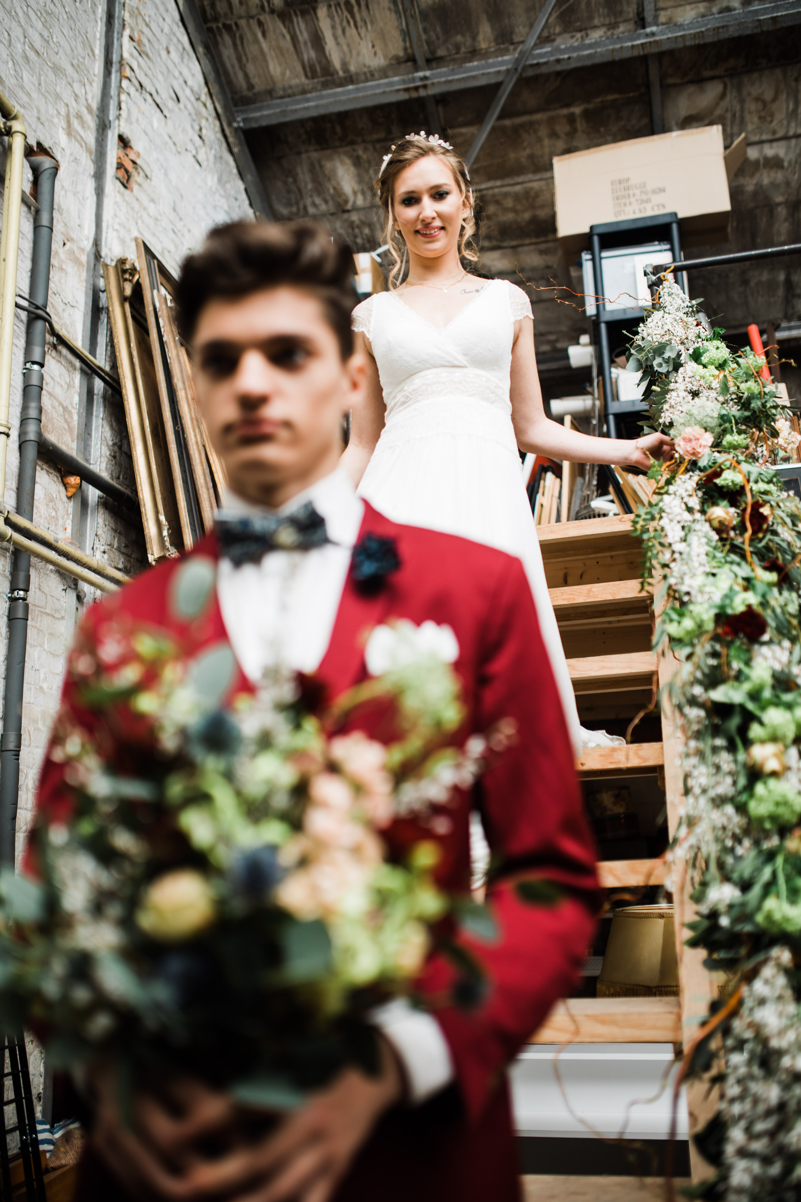 Shooting de robes de mariée par Queen to be