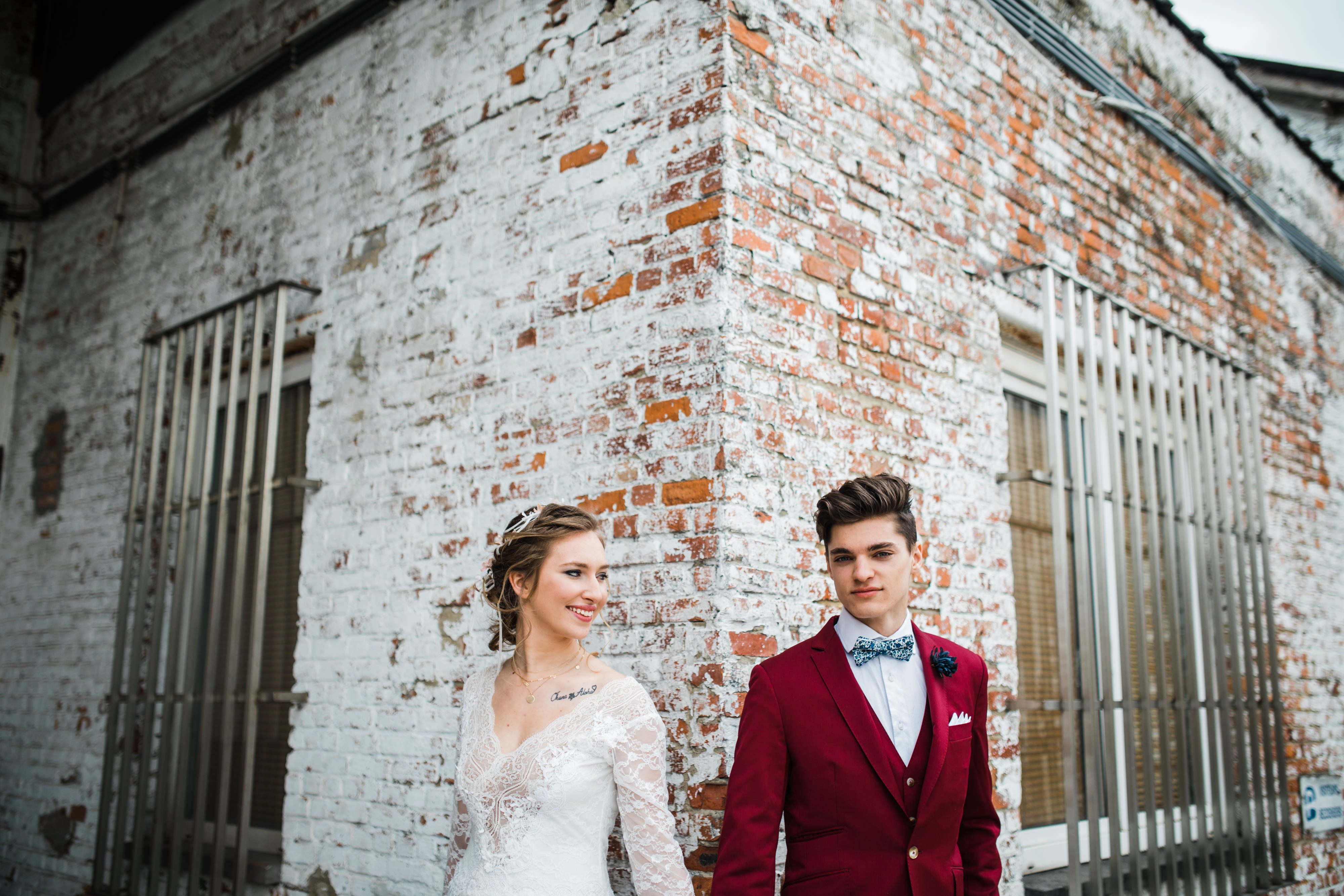 Shooting de robes de mariée par Queen to be