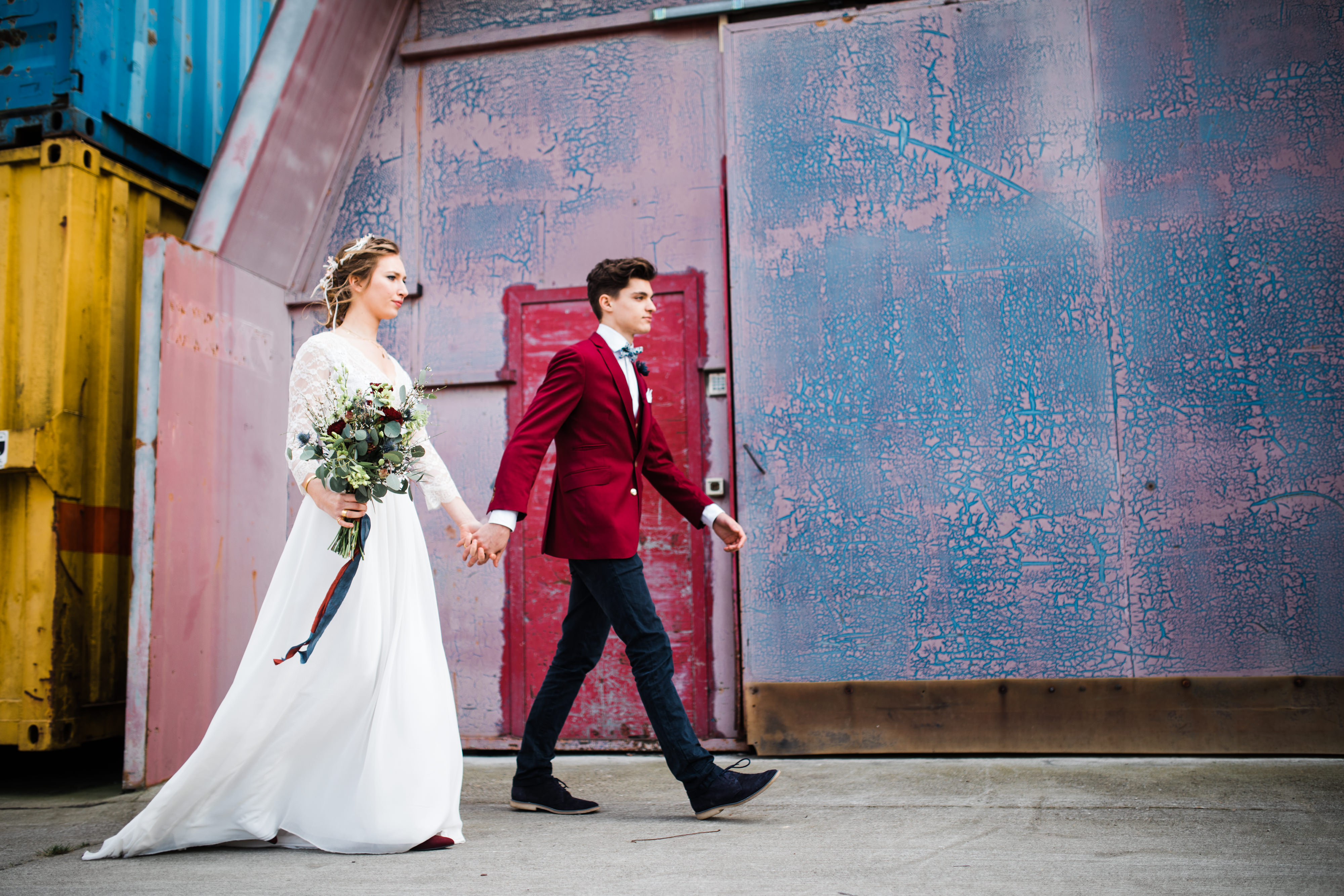 Shooting de robes de mariée par Queen to be
