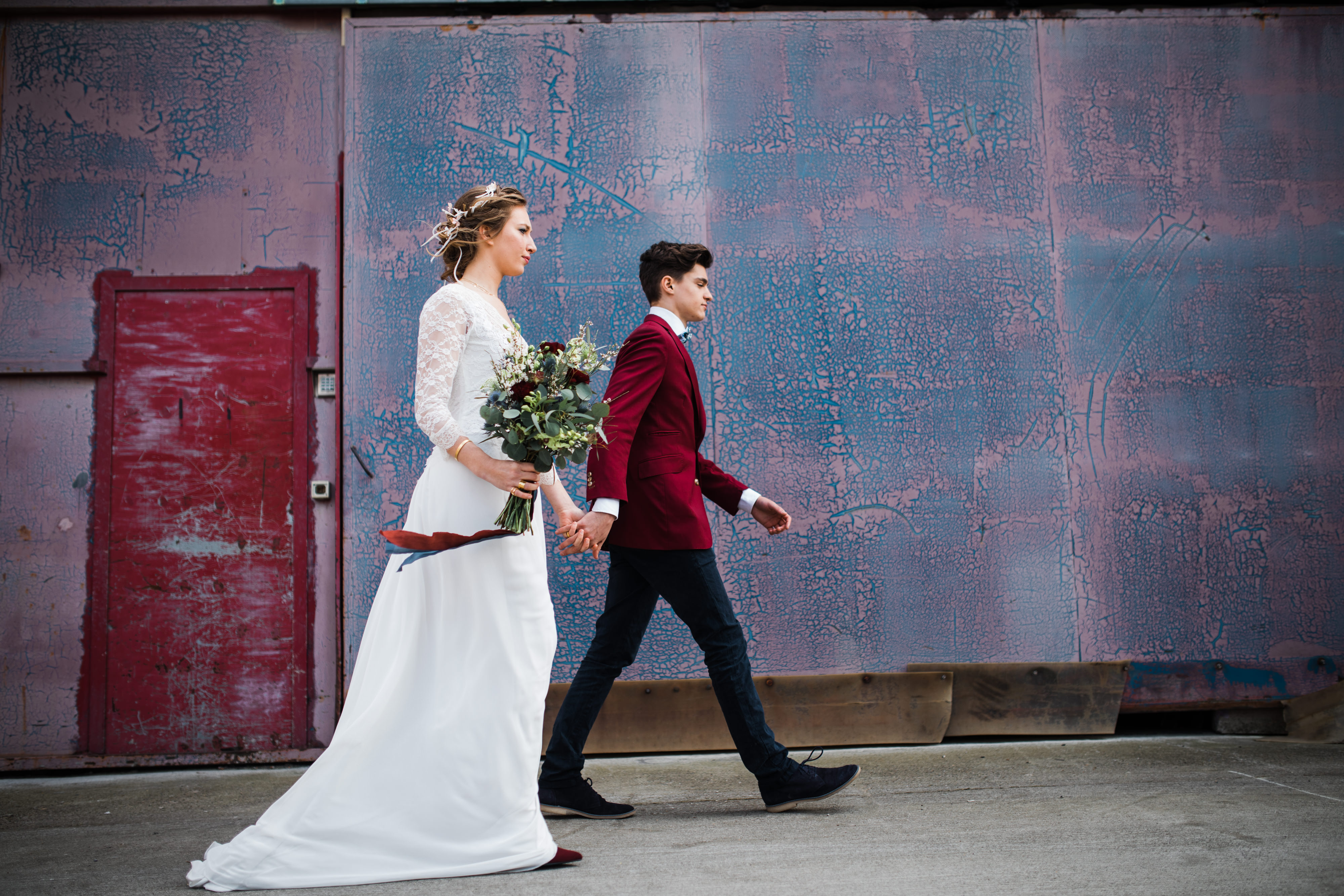 Shooting de robes de mariée par Queen to be