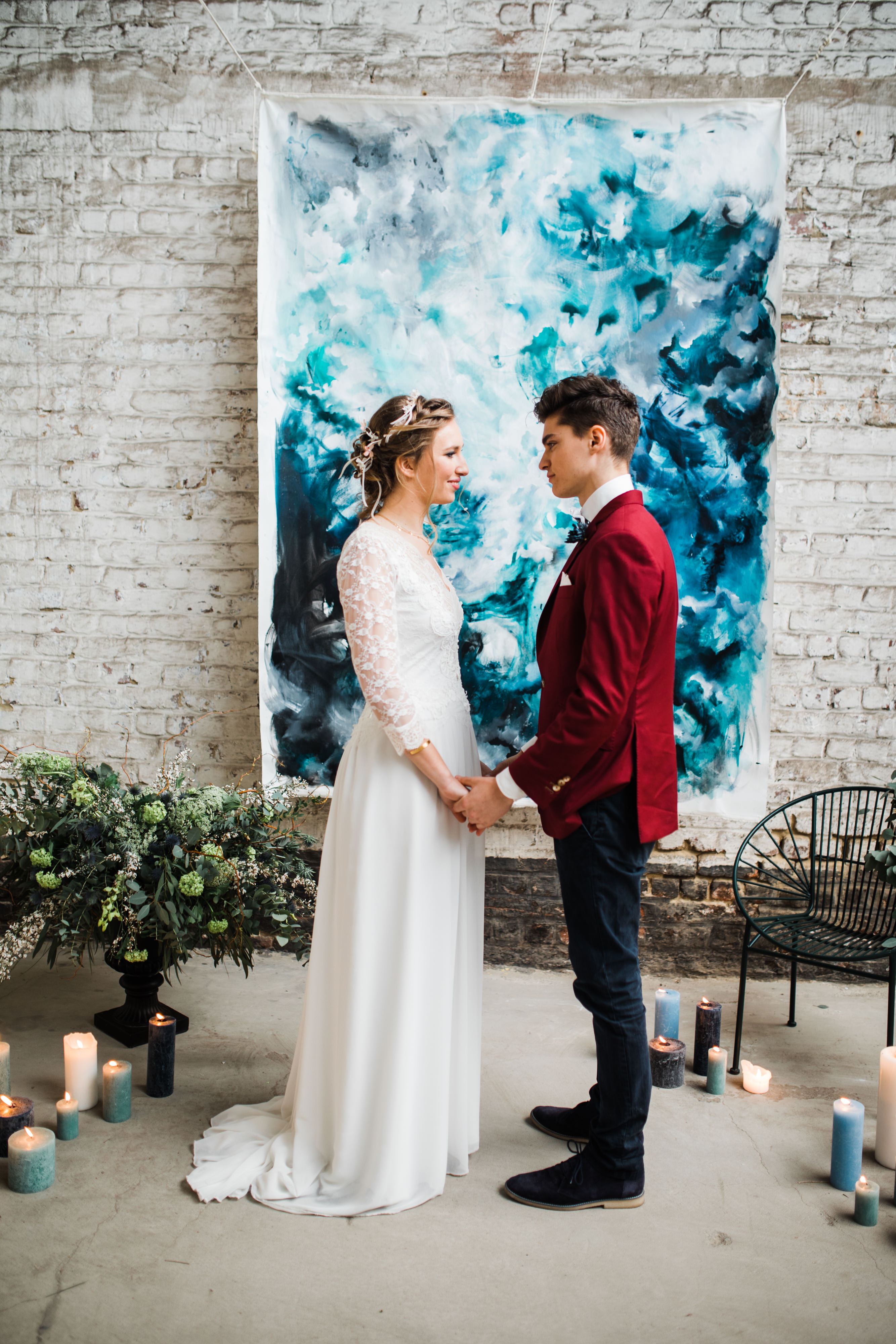 Shooting de robes de mariée par Queen to be