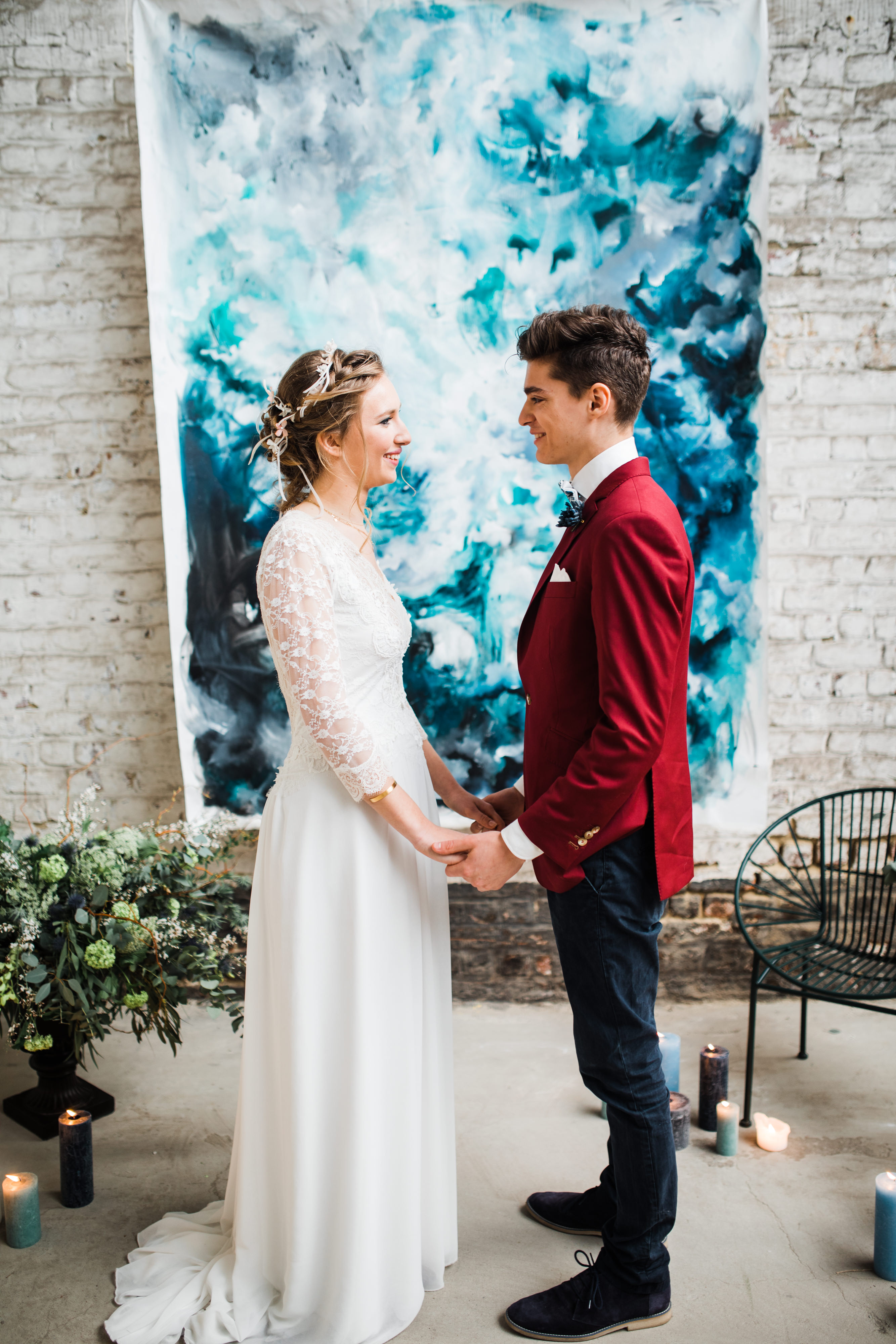 Shooting de robes de mariée par Queen to be