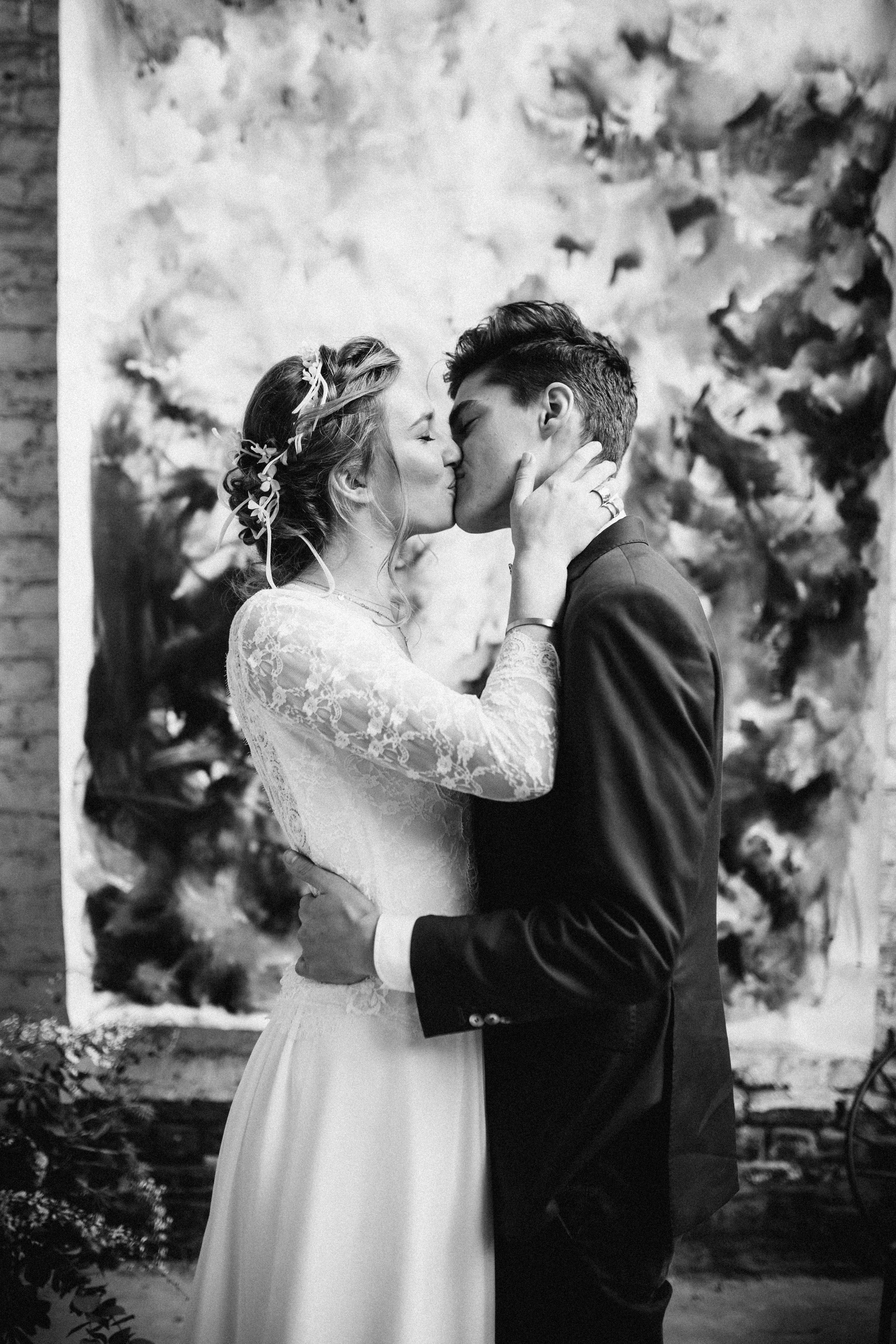 Shooting de robes de mariée par Queen to be