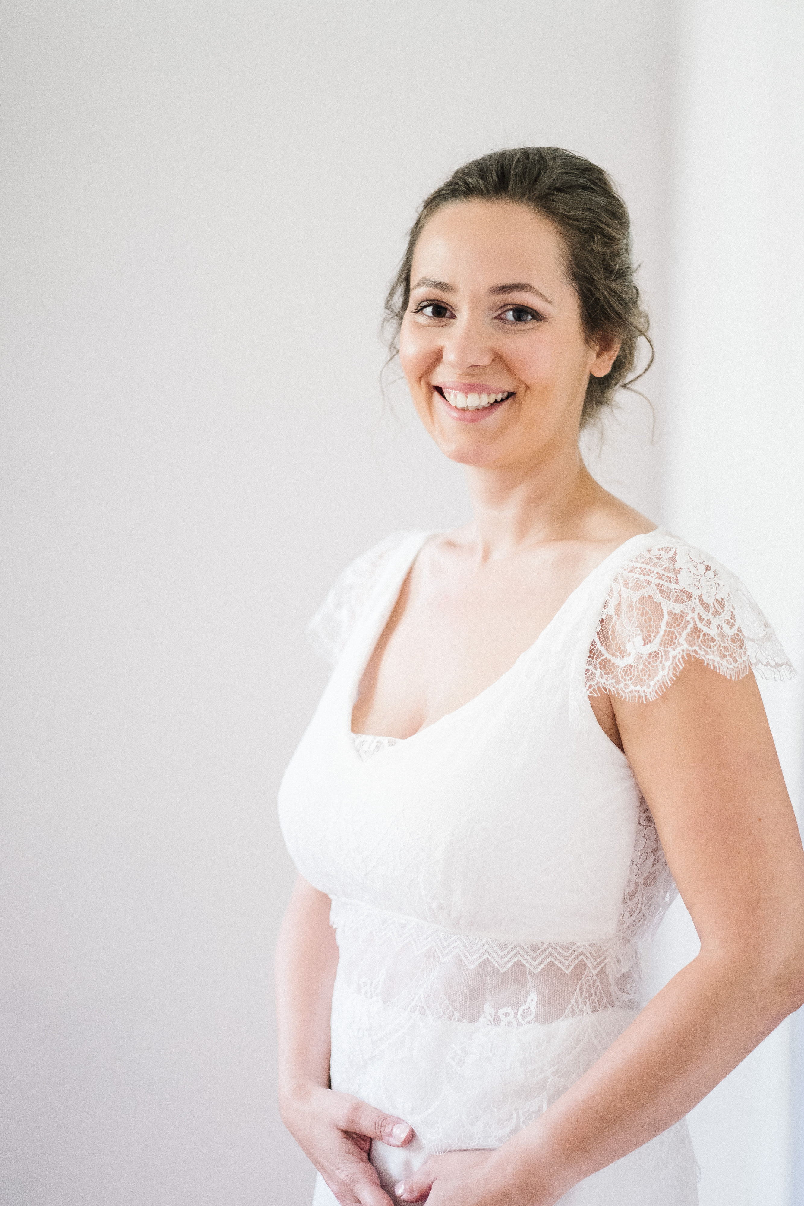 Mariage en robe de mariée de chez Queen to be à Bruxelles