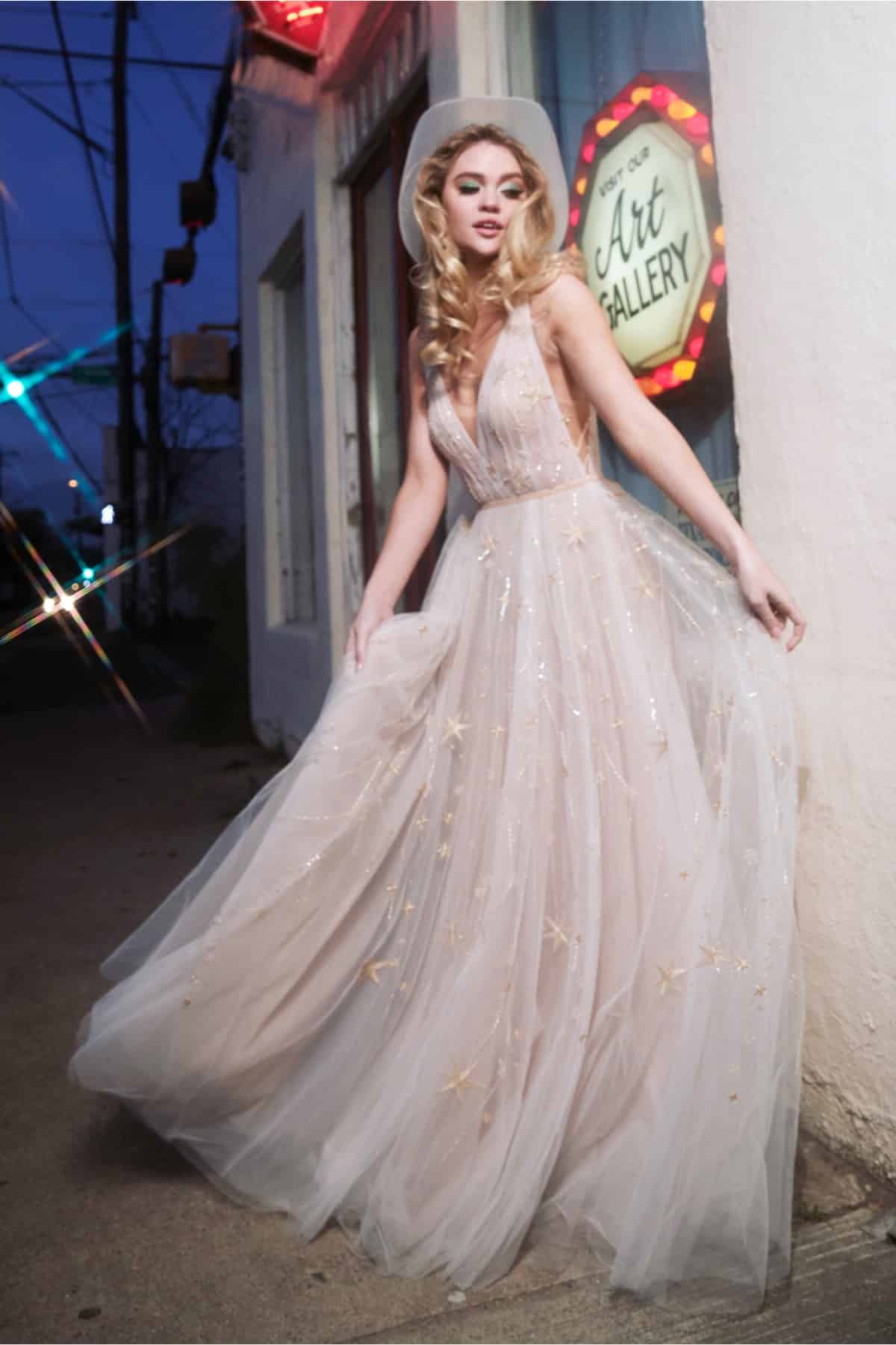 Stars Align par Watters, créatrice de robes de mariée chez Queen to be