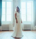 Elina et son top Anne, robe de mariée Elsa Gary by Anne à Bruxelles, Belgique