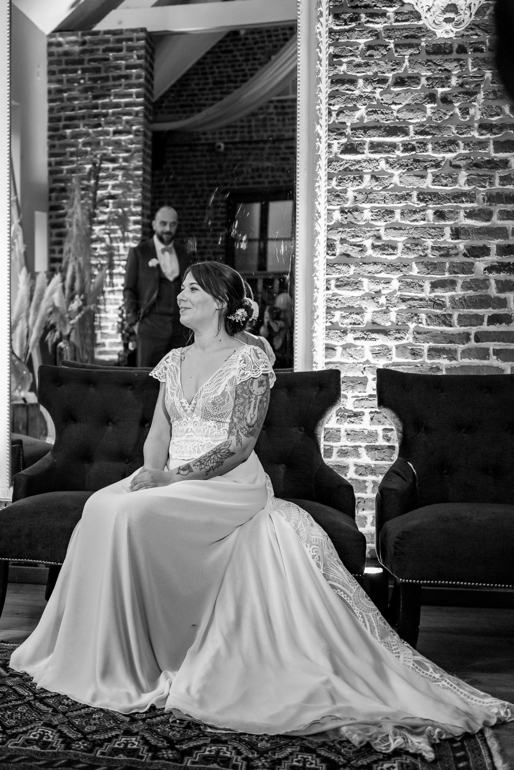 Laura, notre Mariée du Jour, avec sa robe de mariée Elsa Gary