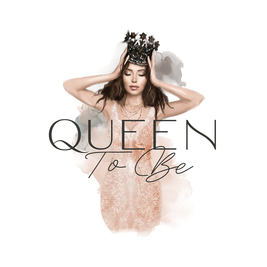 Logo Queen to be, showroom de robes de mariée à Bruxelles