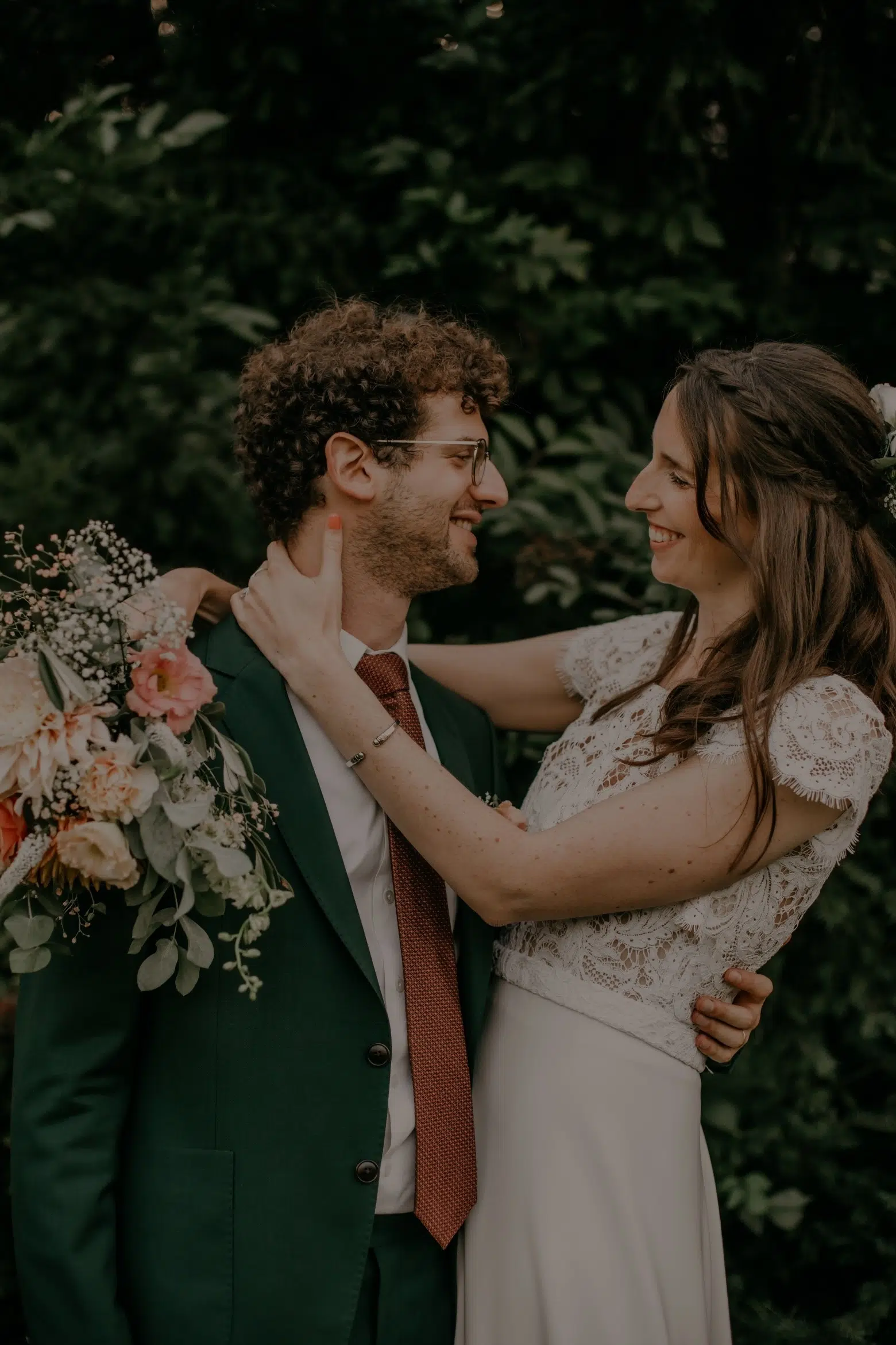 Laurence, notre Mariée du Jour, avec sa robe de mariée Queen to be