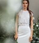 Monique, robe de mariée Catherine Deane, au showroom Queen to be
