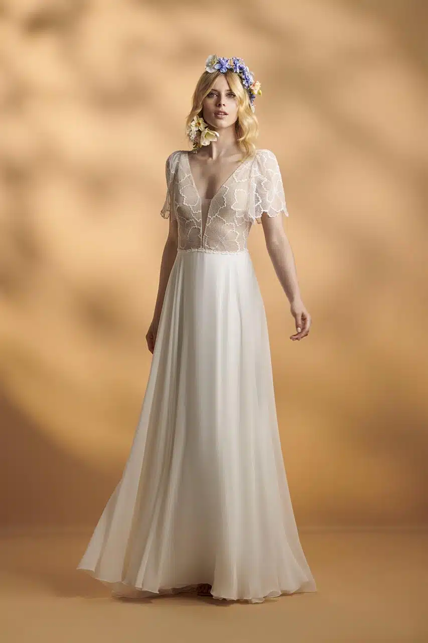 Holly, robe de mariée Rembo Styling, showroom Queen to be