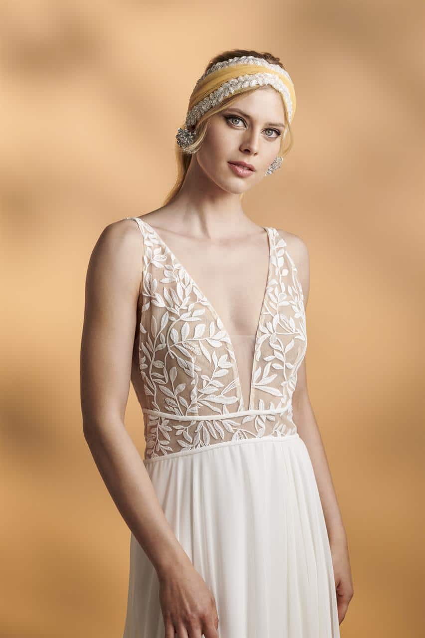 Mae, robe de mariée Rembo Styling, showroom Queen to be