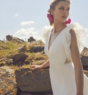 Nacre, robe de mariée Rembo Styling, au showroom Queen to be