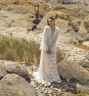 Zara, robe de mariée Rembo Styling, au showroom Queen to be