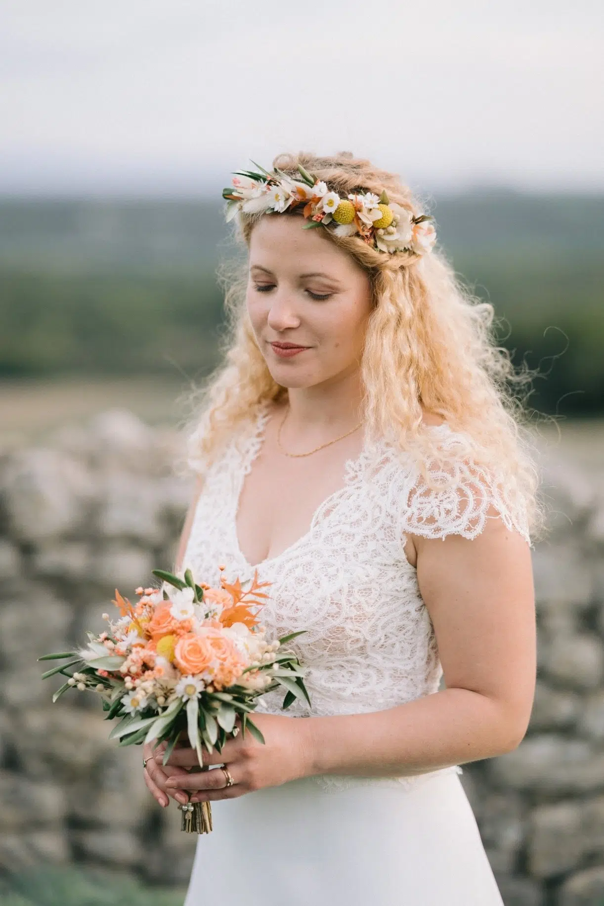 Tatiana, notre Mariée du Jour, avec sa robe de mariée Queen to be