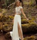 Tori Topper, robe de mariée Catherine Deane, au showroom Queen to be