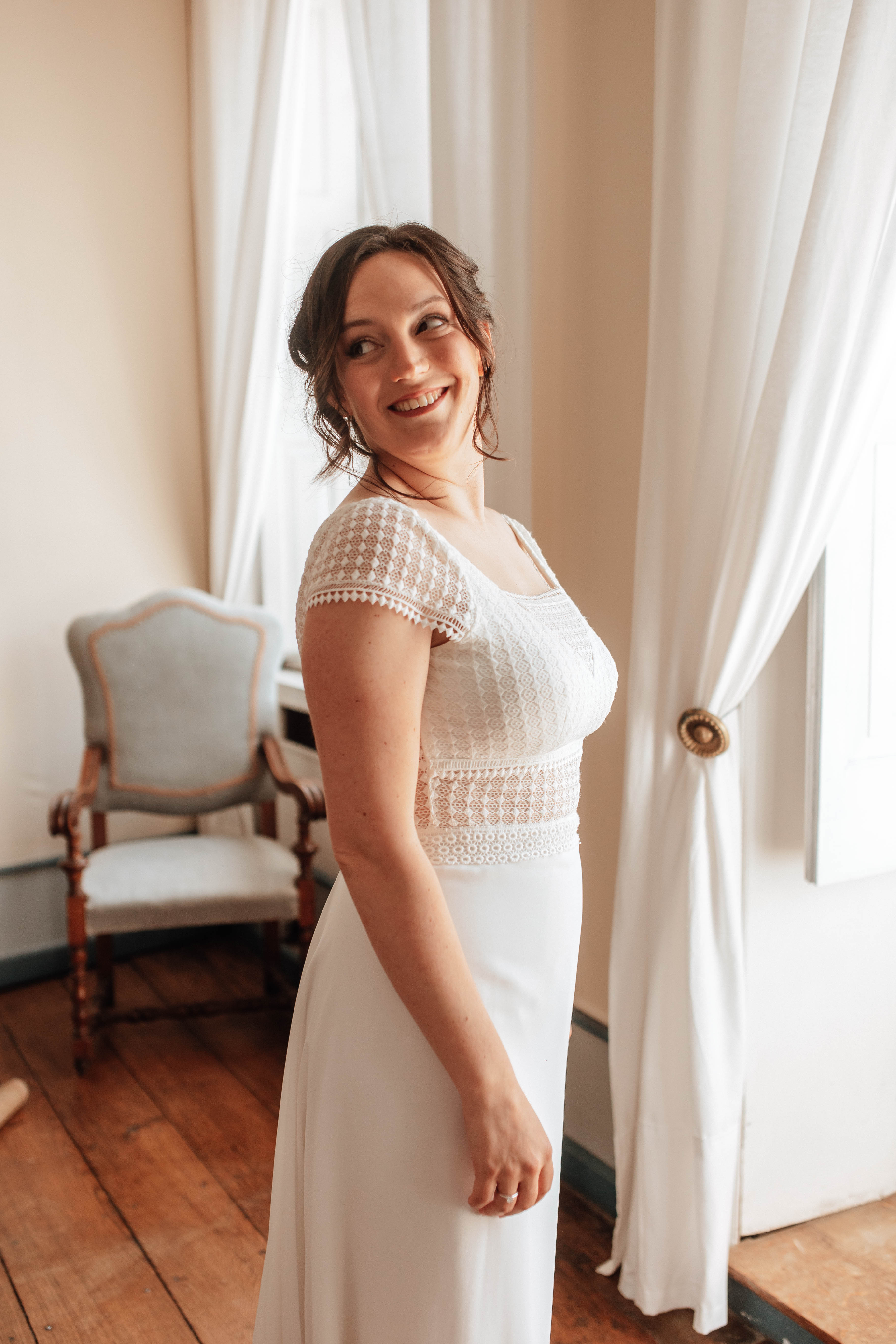 Mathilde, notre Mariée du Jour, avec sa robe de mariée Queen to be