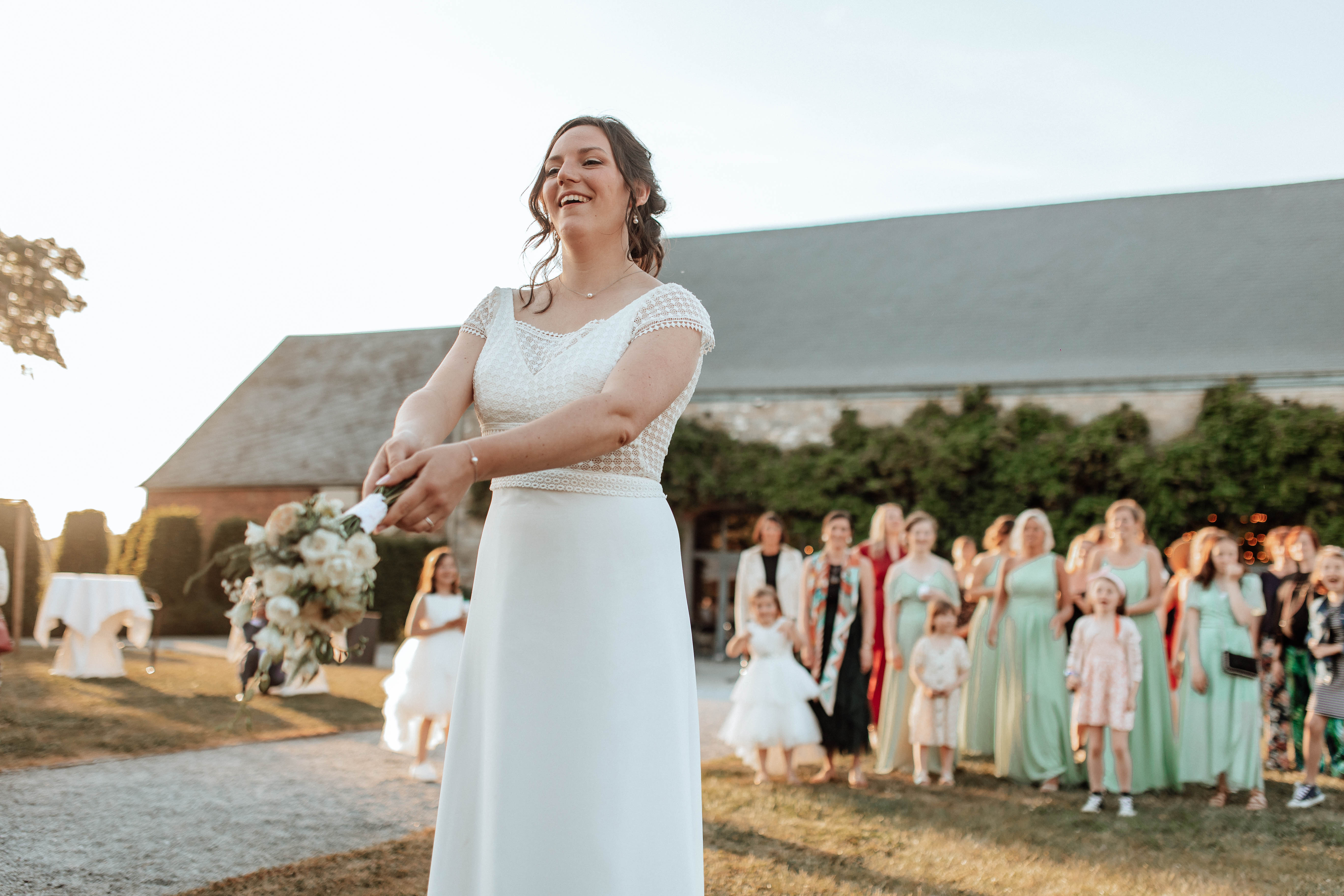 Mathilde, notre Mariée du Jour, avec sa robe de mariée Queen to be