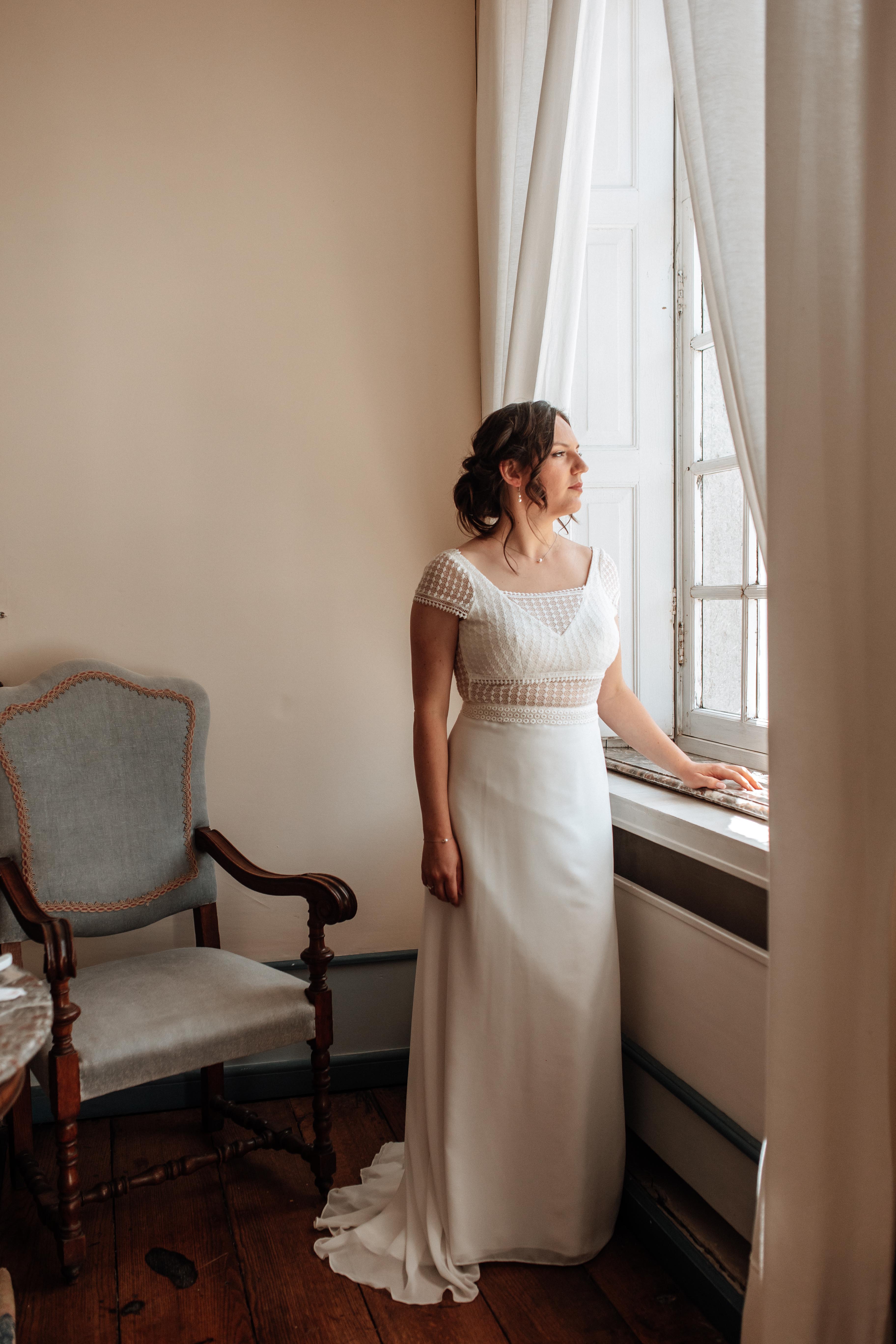 Mathilde, notre Mariée du Jour, avec sa robe de mariée Queen to be