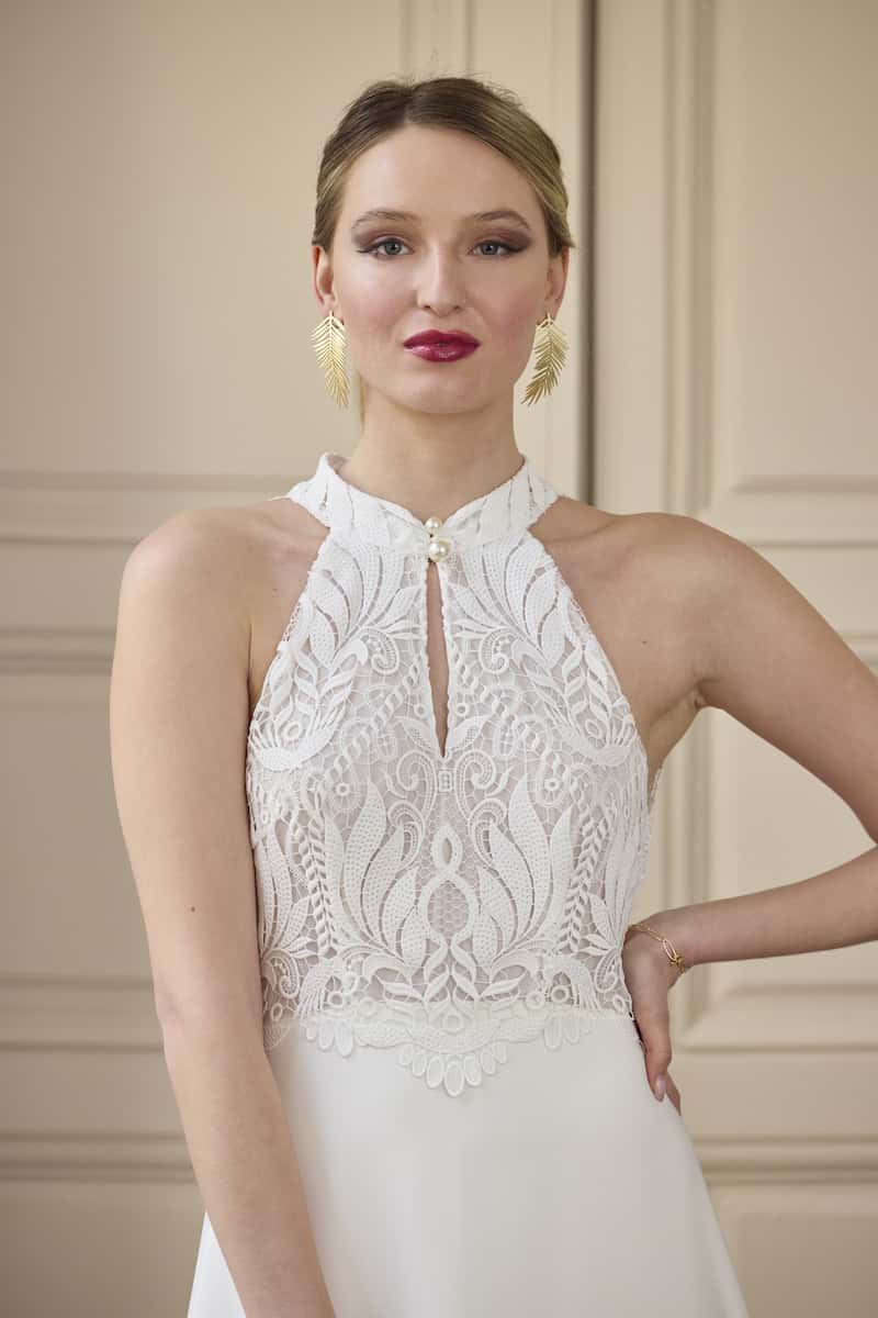 Désirée, robe de mariée Elsa Gary, showroom Queen to be