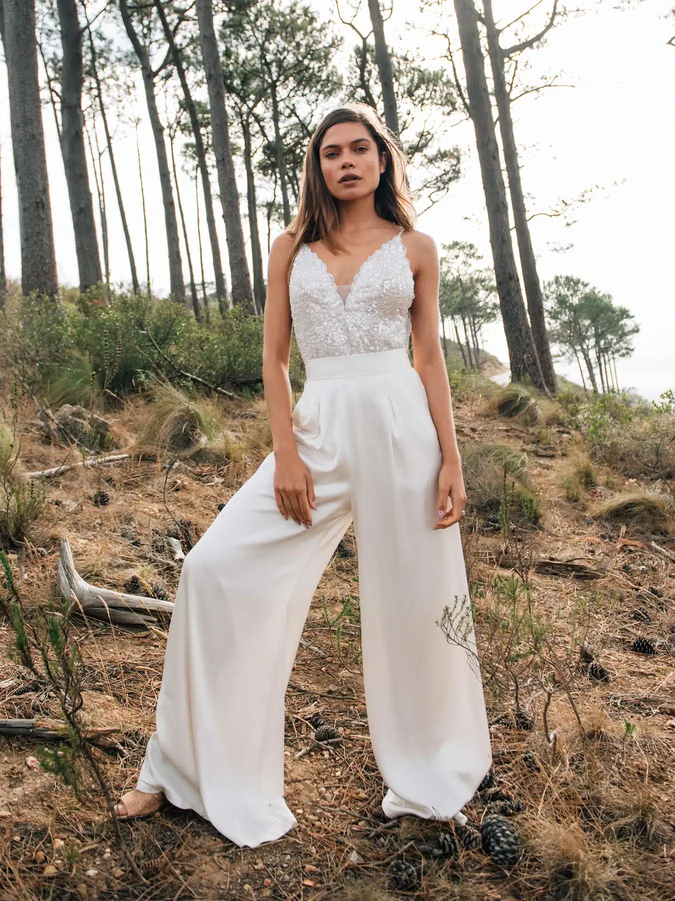 Aurelia, robe de mariée Catherine Deane, au showroom Queen to be