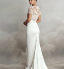 Diora Topper, robe de mariée Catherine Deane, au showroom Queen to be