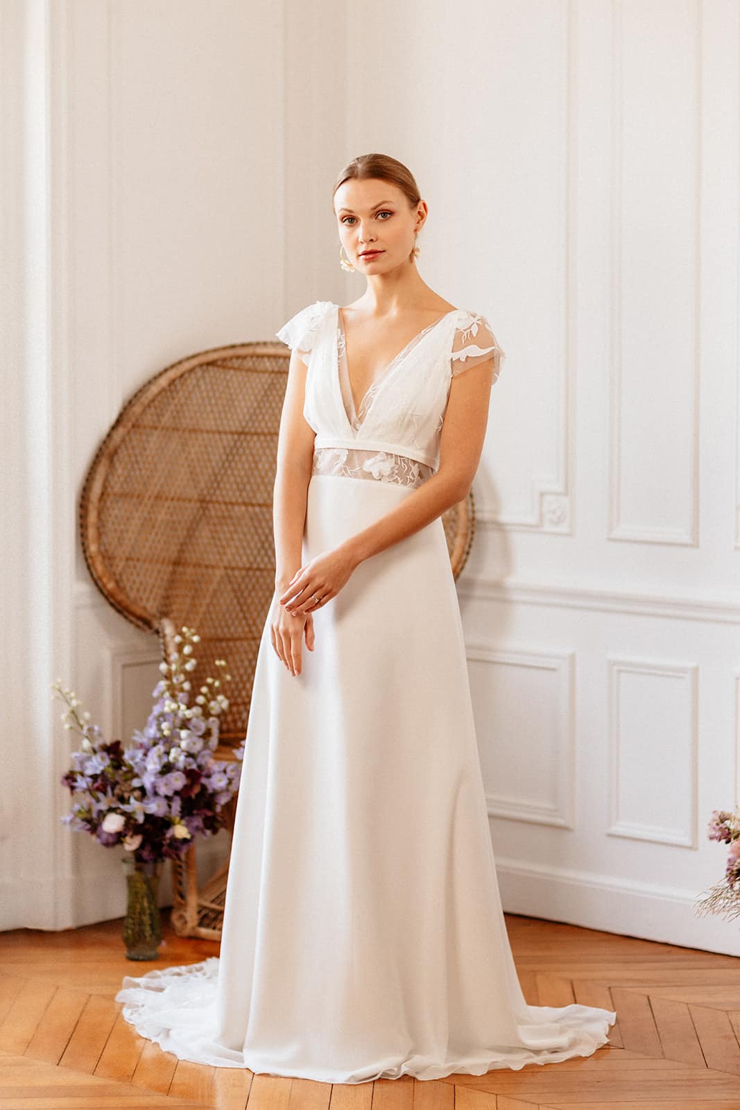 Flora, robe de mariée Elsa Gary à Bruxelles, Belgique